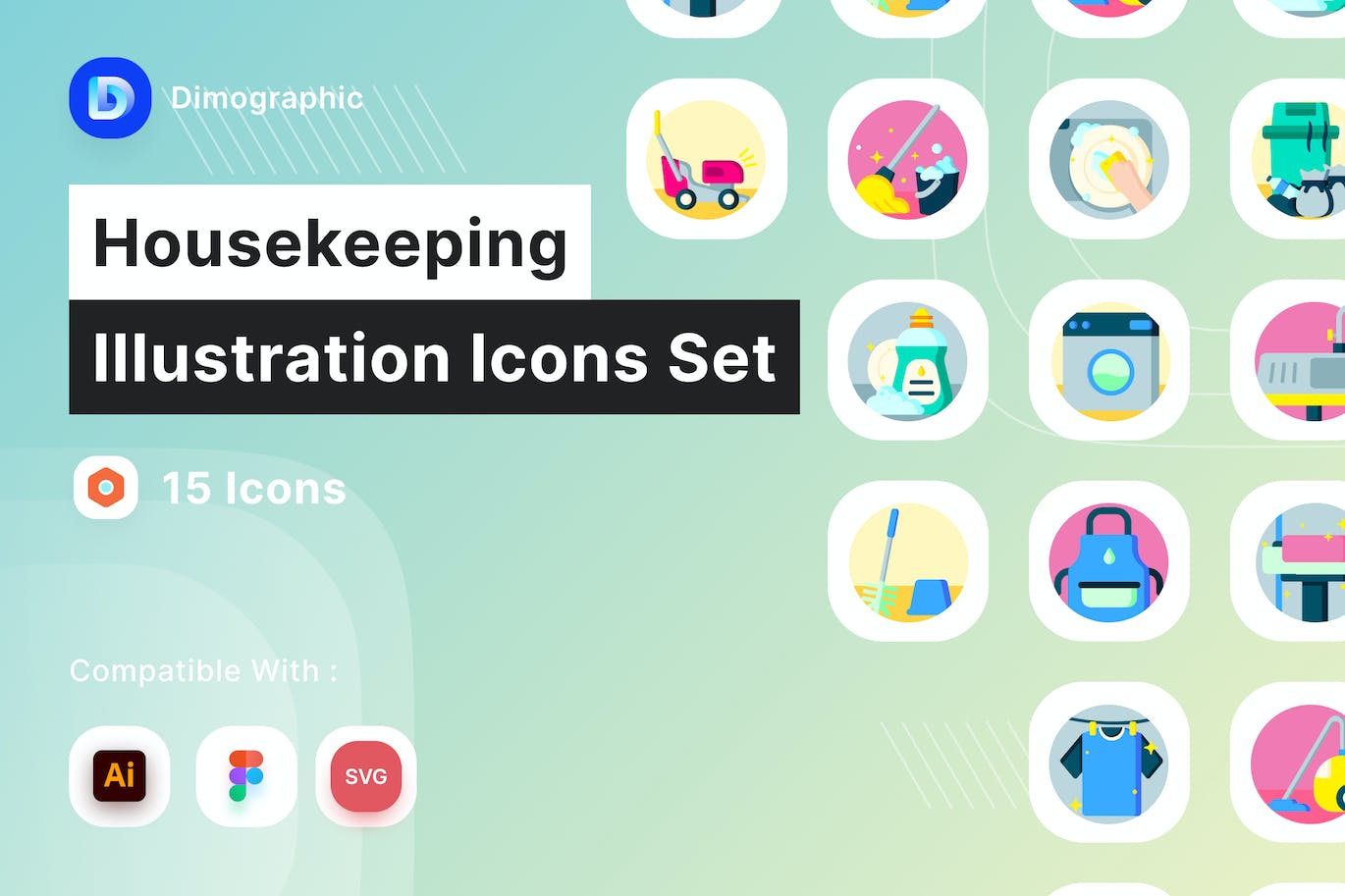 客房服务矢量图标