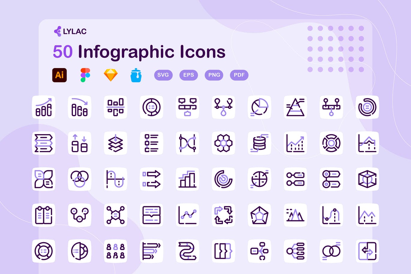 50个信息功能图标套装