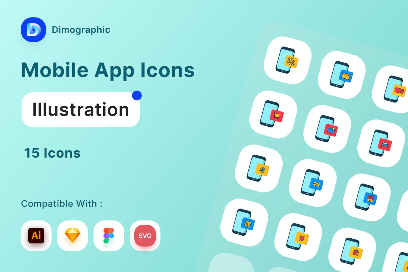 移动端APP图标套装