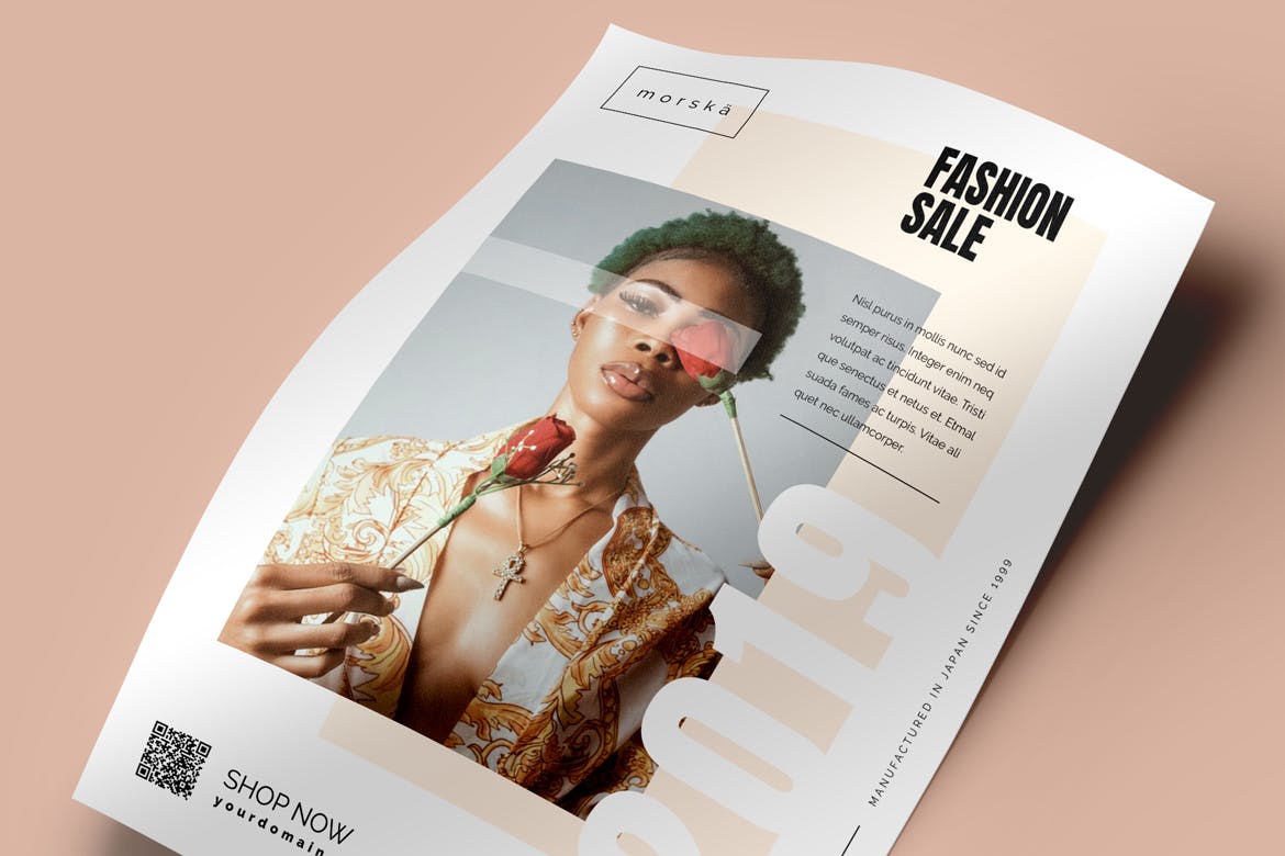 实用性非常强的高品质时尚高端多用途高端优雅宣传单DM海报设计模板