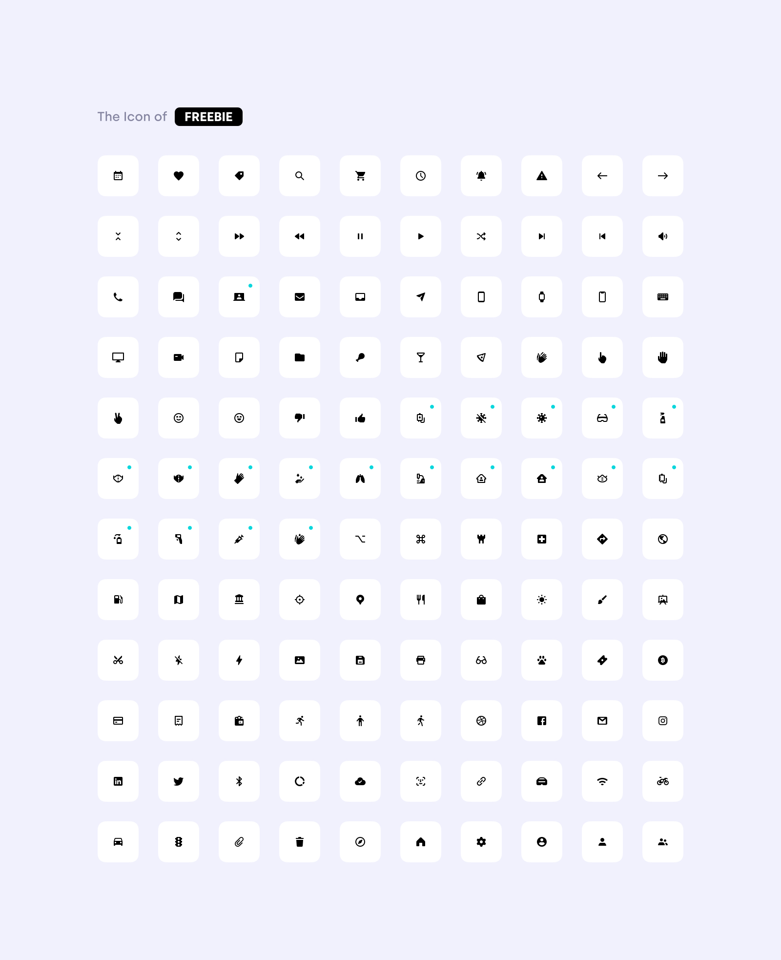 精致的高像素图标