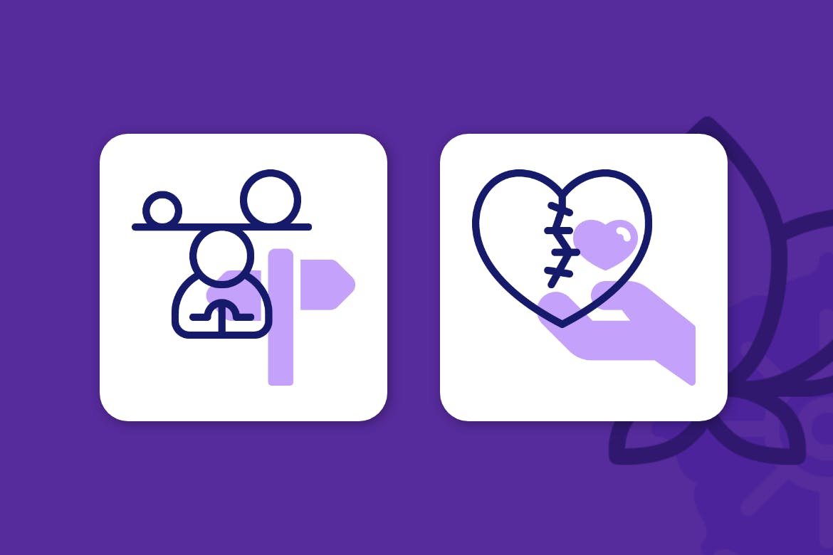 内心平静的图标下载（线框+图形，AI,EPS,SVG）