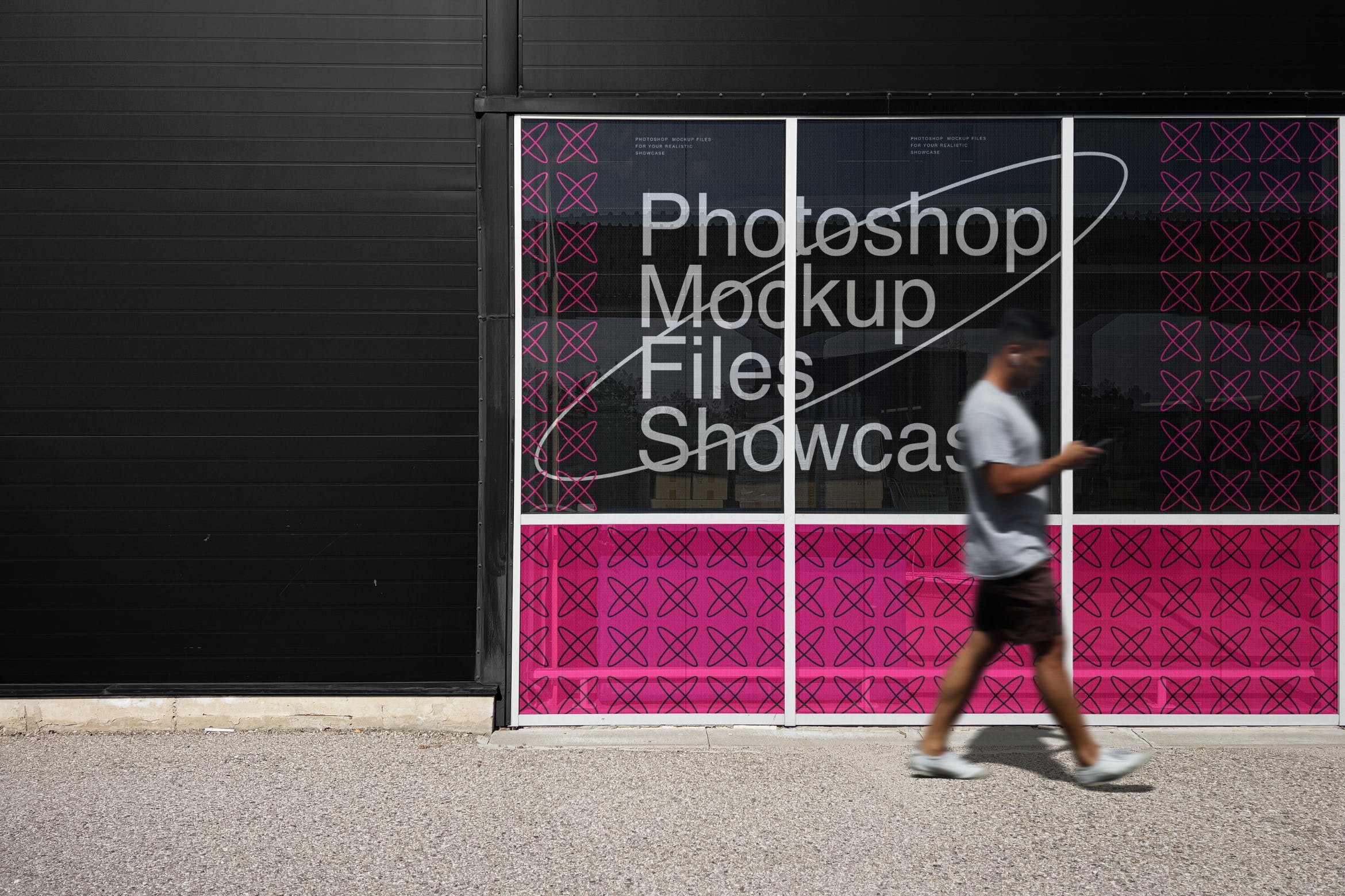 街头店面广告海报样机素材 Advertising Posters Mockup