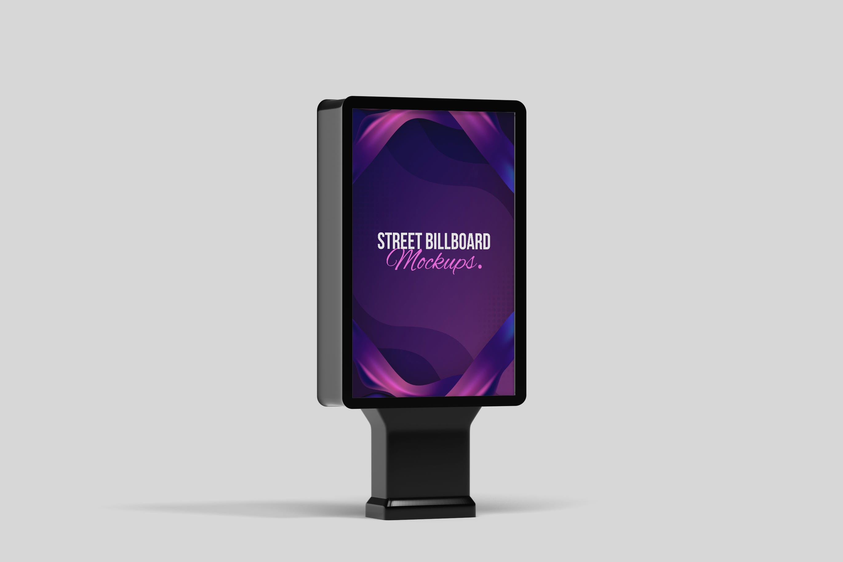 街头广告牌海报展示设计样机v3 Street Billboard Mockup