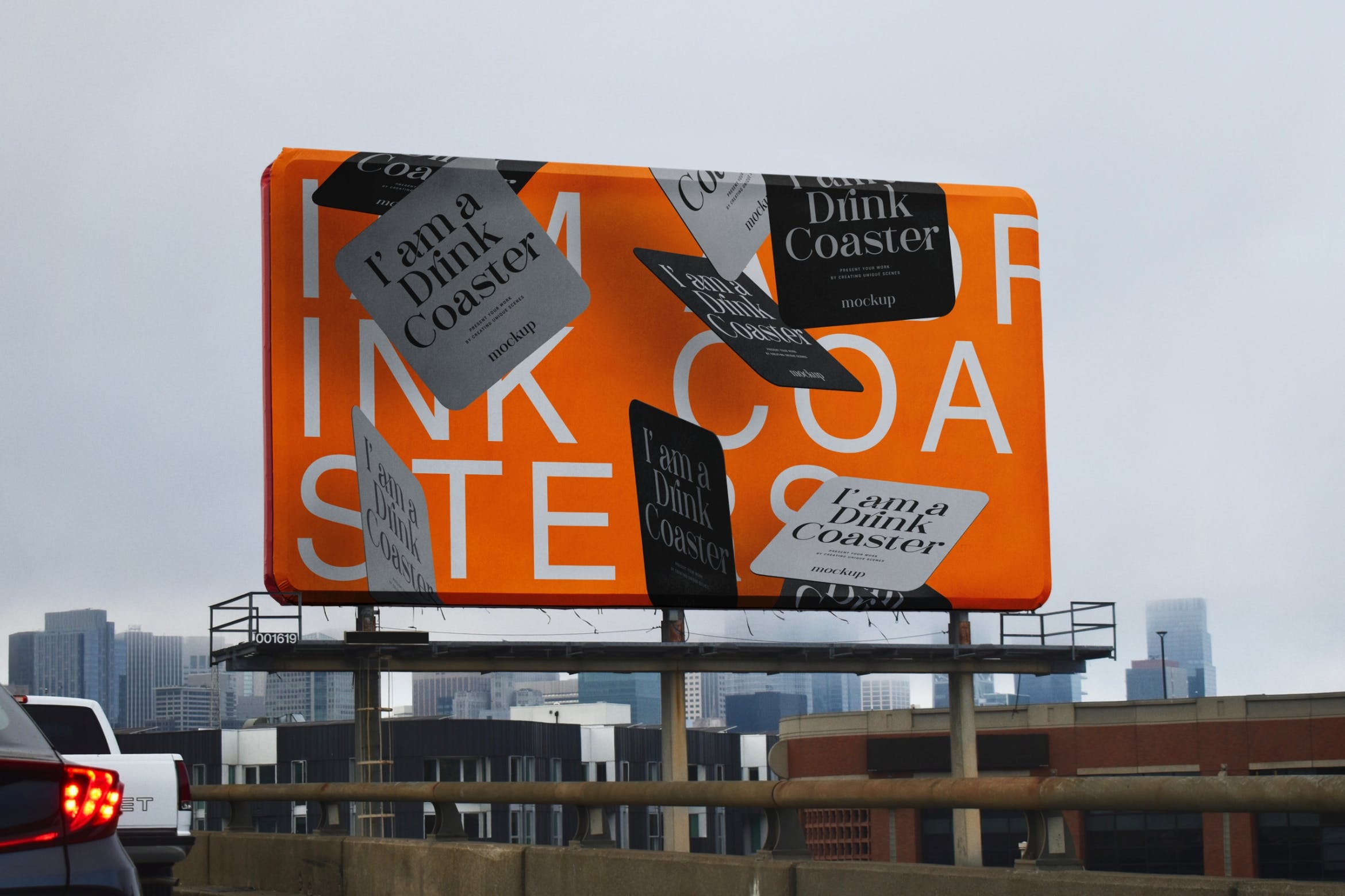 街道广告牌广告海报展示样机v3 Street Billboard Mockup