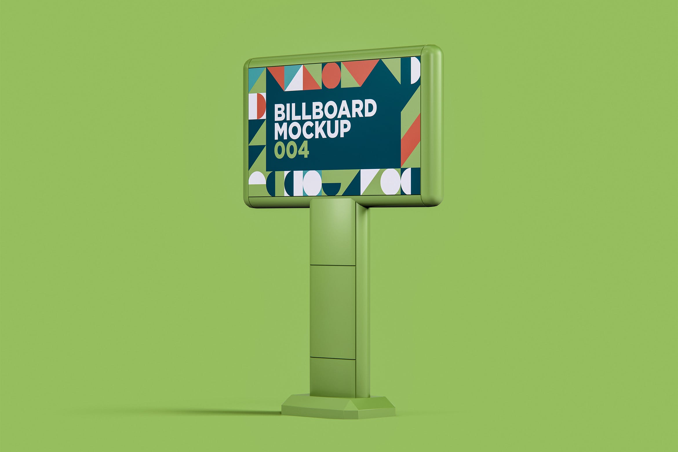 广告牌广告展示设计样机v4 Billboard Mockup 004