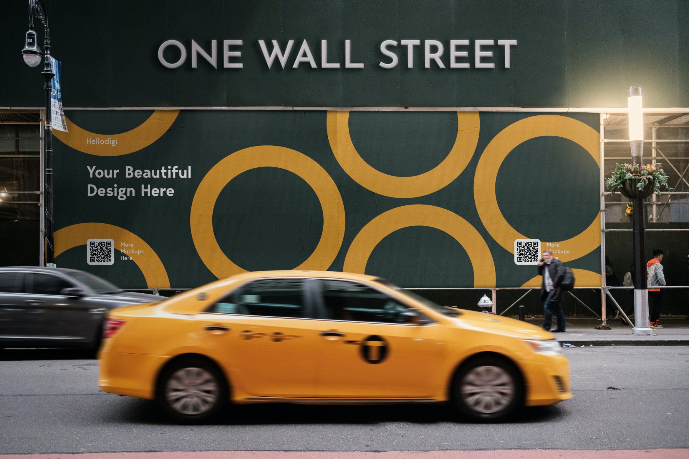 街道广告牌广告海报展示样机v2 Street Billboard Mockup