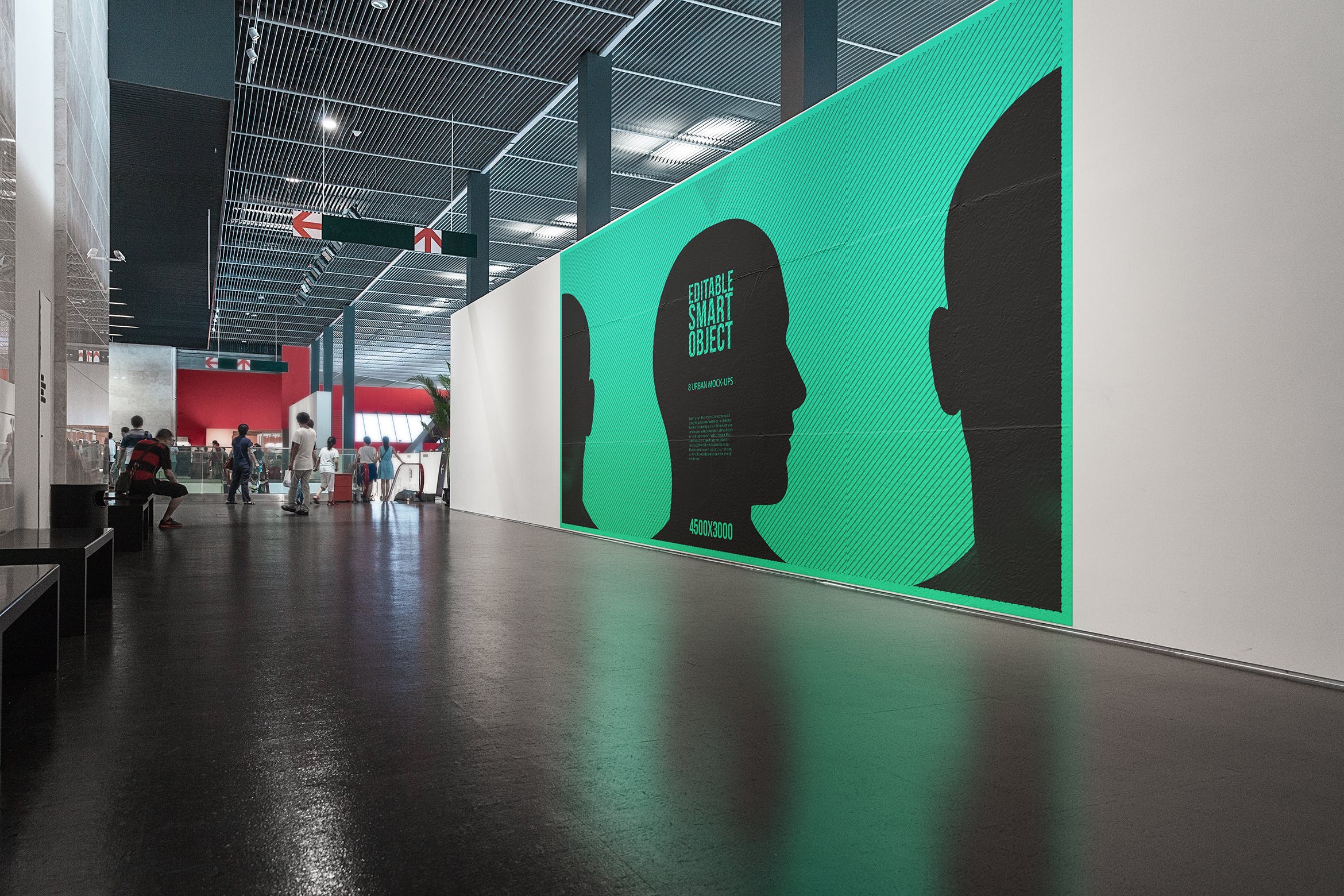 城市海报/大型广告牌样机#10 Urban Poster / Billboard Mock-up Huge Edition #10