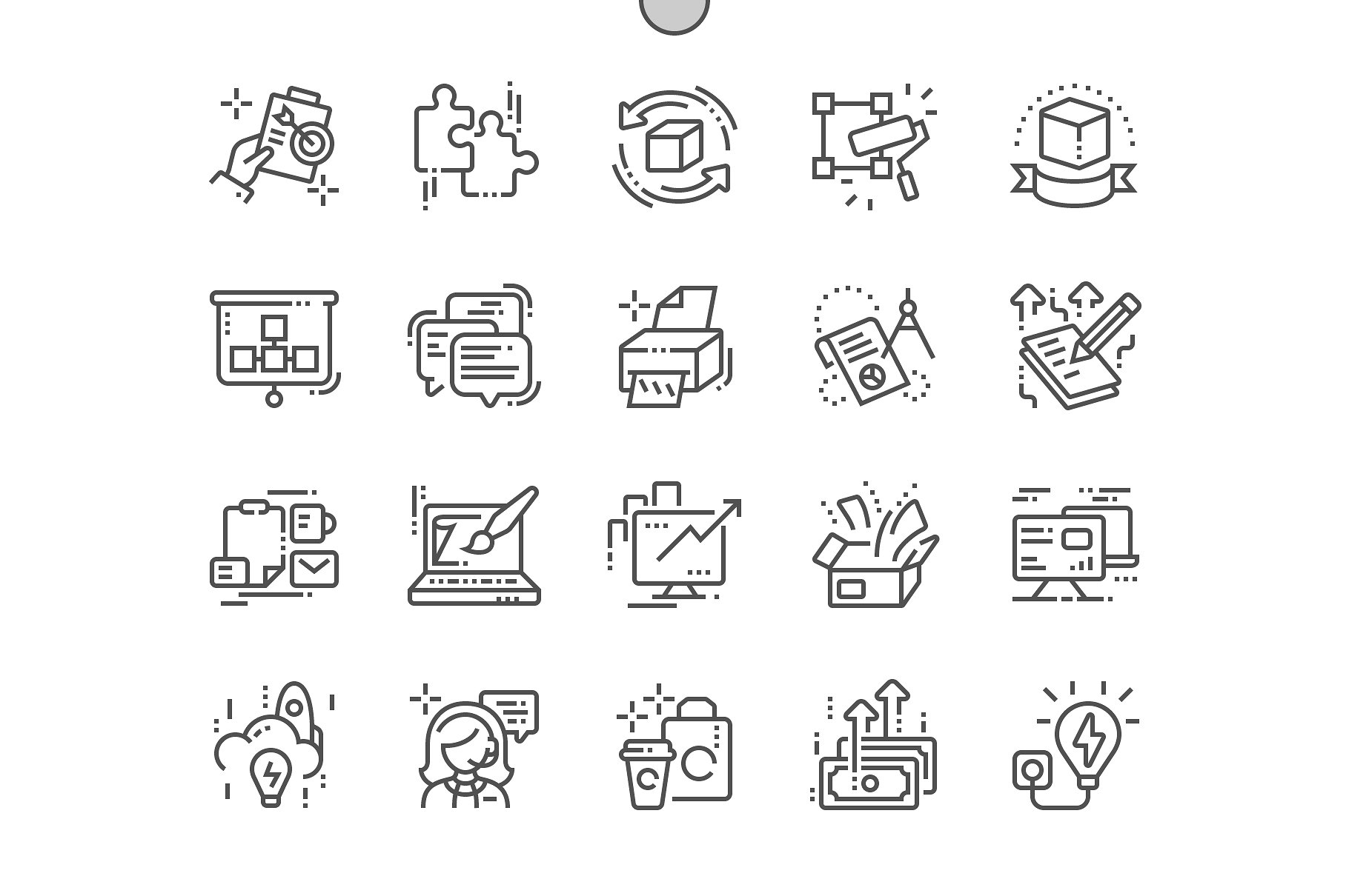 品牌图标素材 Branding Line Icons