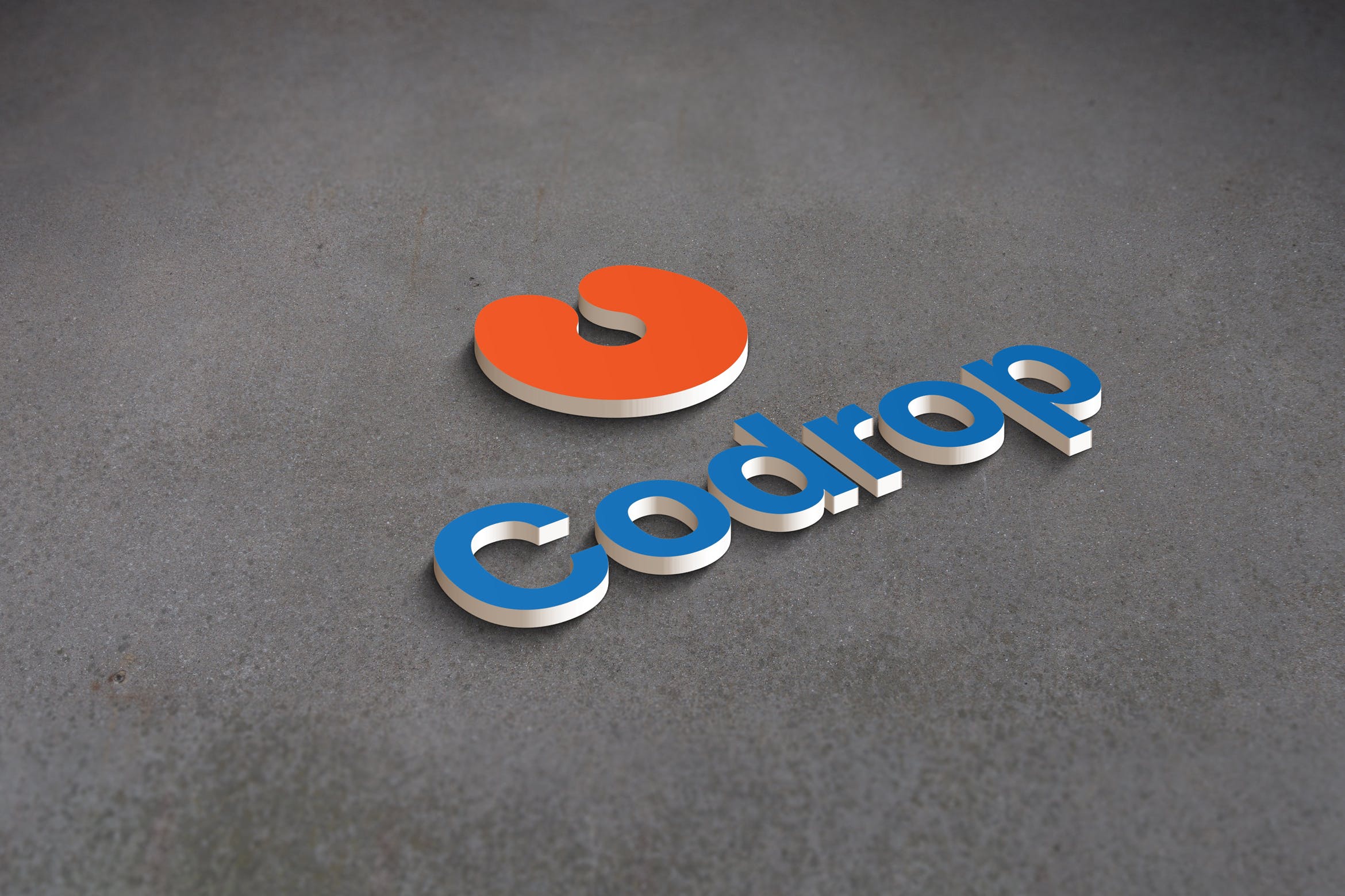 墙体3D立体Logo设计图样机 3D Logo Mockup