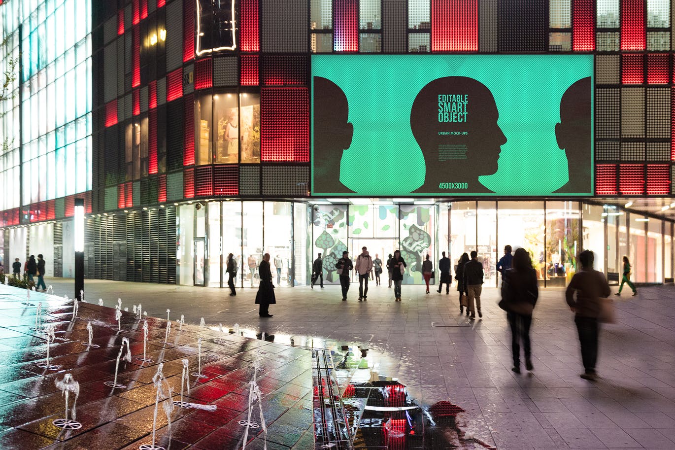 巨幅城市海报/广告牌设计效果图预览样机模板#7 Urban Poster / Billboard Mock-up – Huge Edition #7