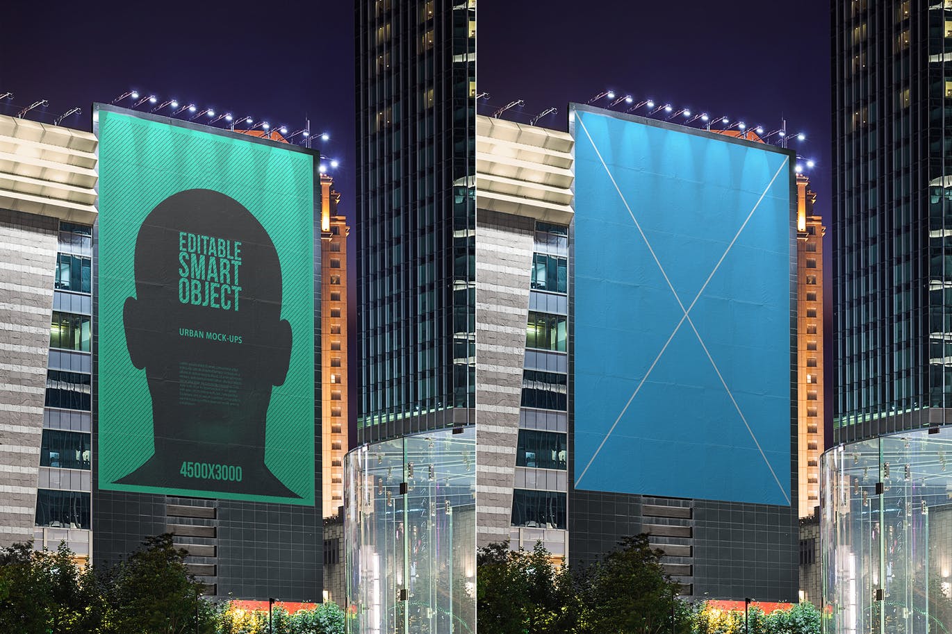 巨幅城市海报/广告牌设计效果图预览样机模板#9 Urban Poster / Billboard Mock-up – Huge Edition #9