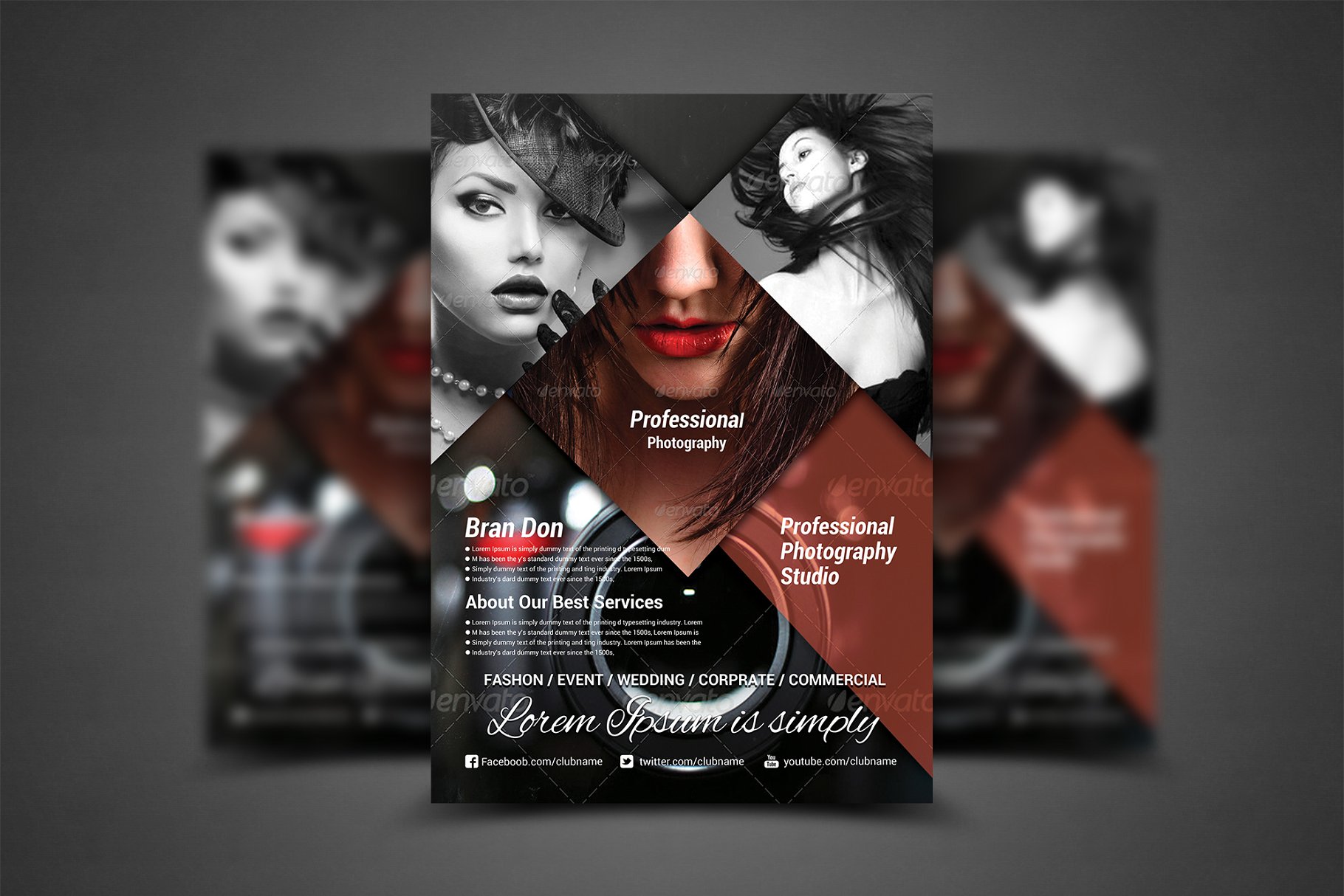 商业海报制作模板 Photography Business Flyer Templates
