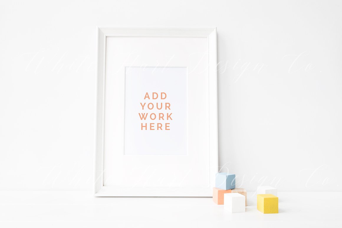 简约时尚相框样机 Styled stock photo – Frame mock up