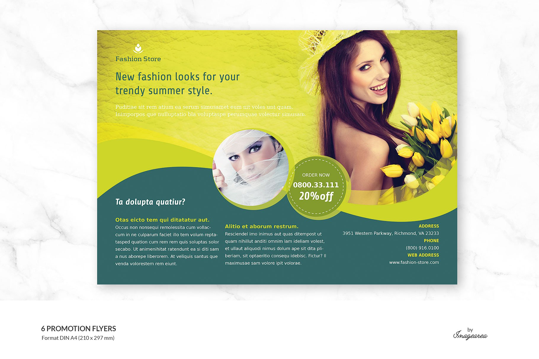 促销海报制作模板 6 Promotion Flyers