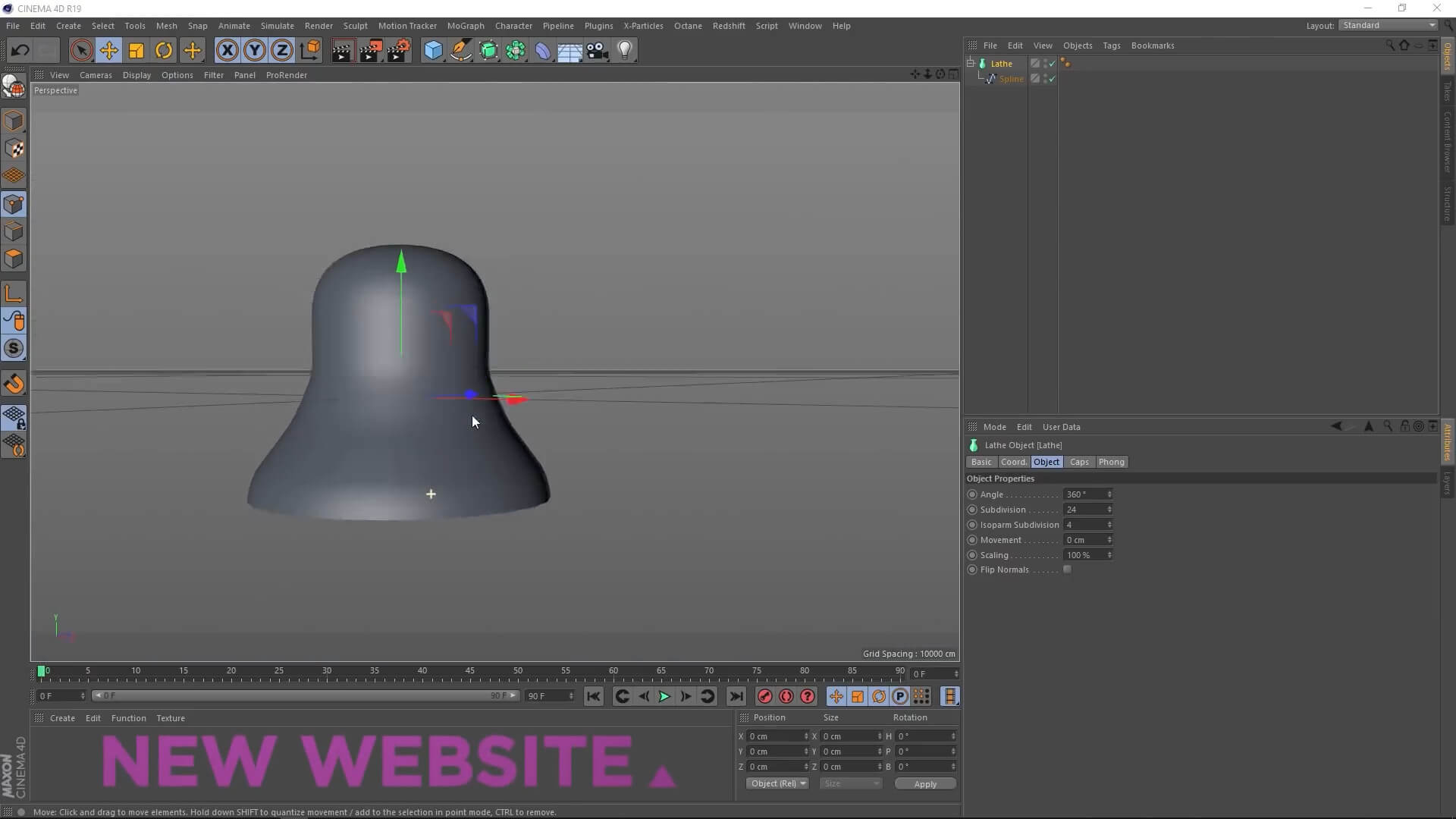 C4D 铃铛动画教程