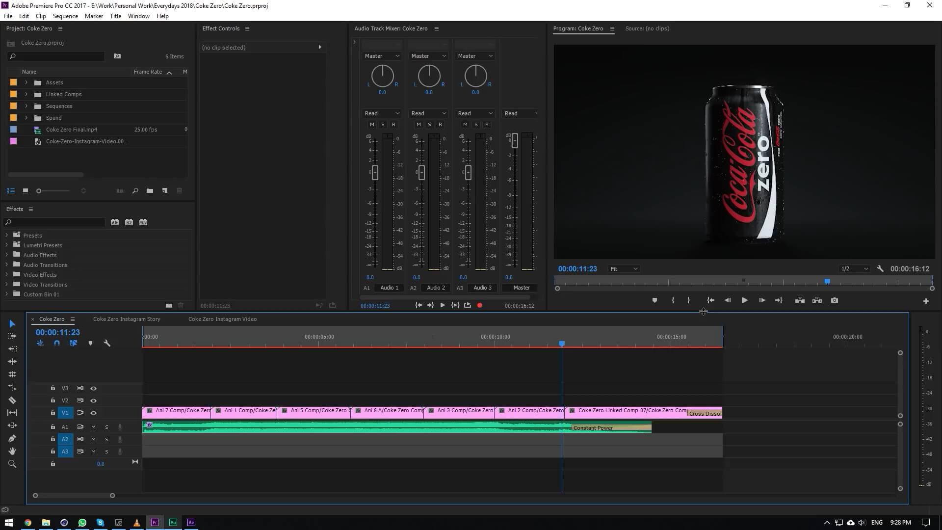 C4D 可乐罐商业包装解析