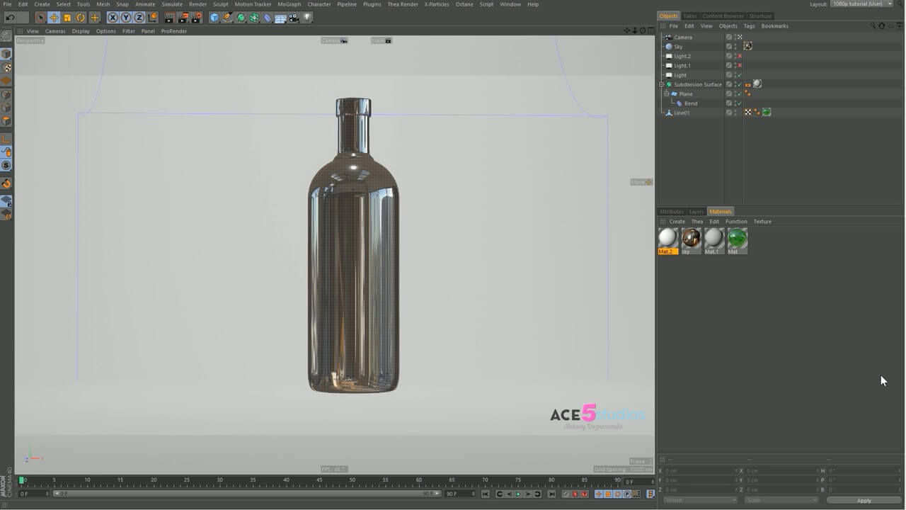 C4D 制造金属和塑料材料基础教程