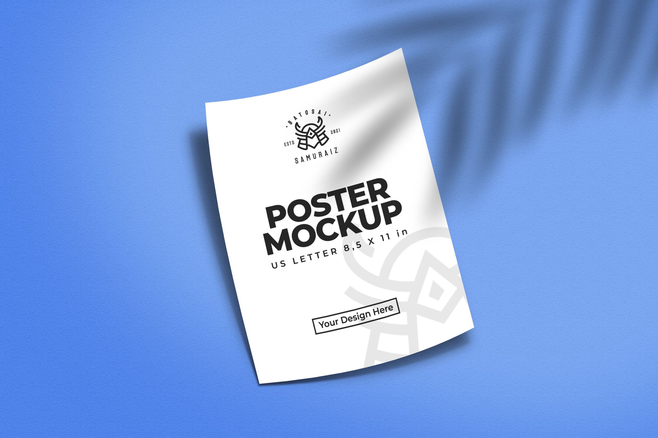 海报传单印刷纸张展示效果图样机v5 poster design mockup