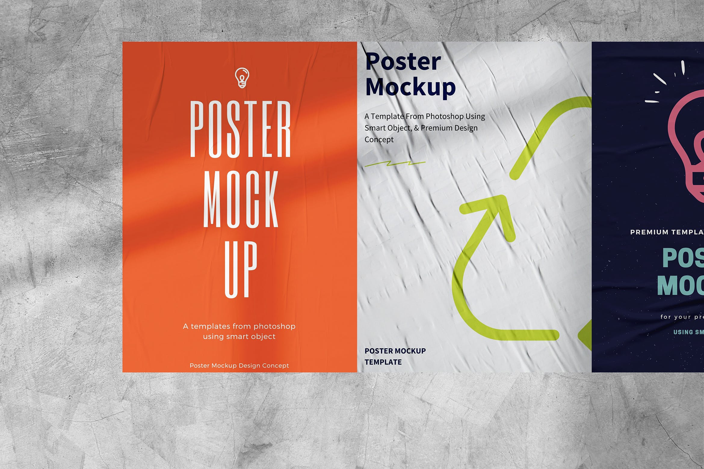 纸张宣传单海报展示样机模板v16 Poster Mockup