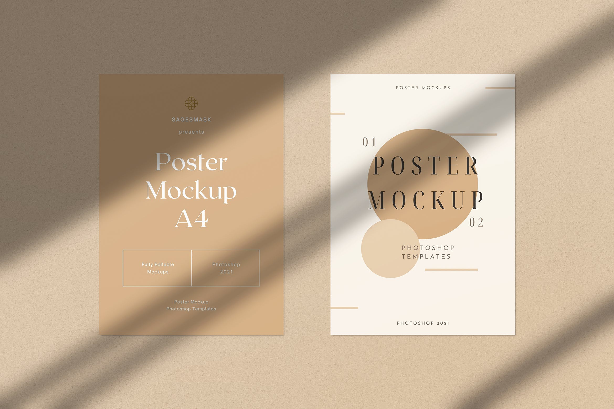 纸张宣传单海报展示样机模板v9 Poster Mockup