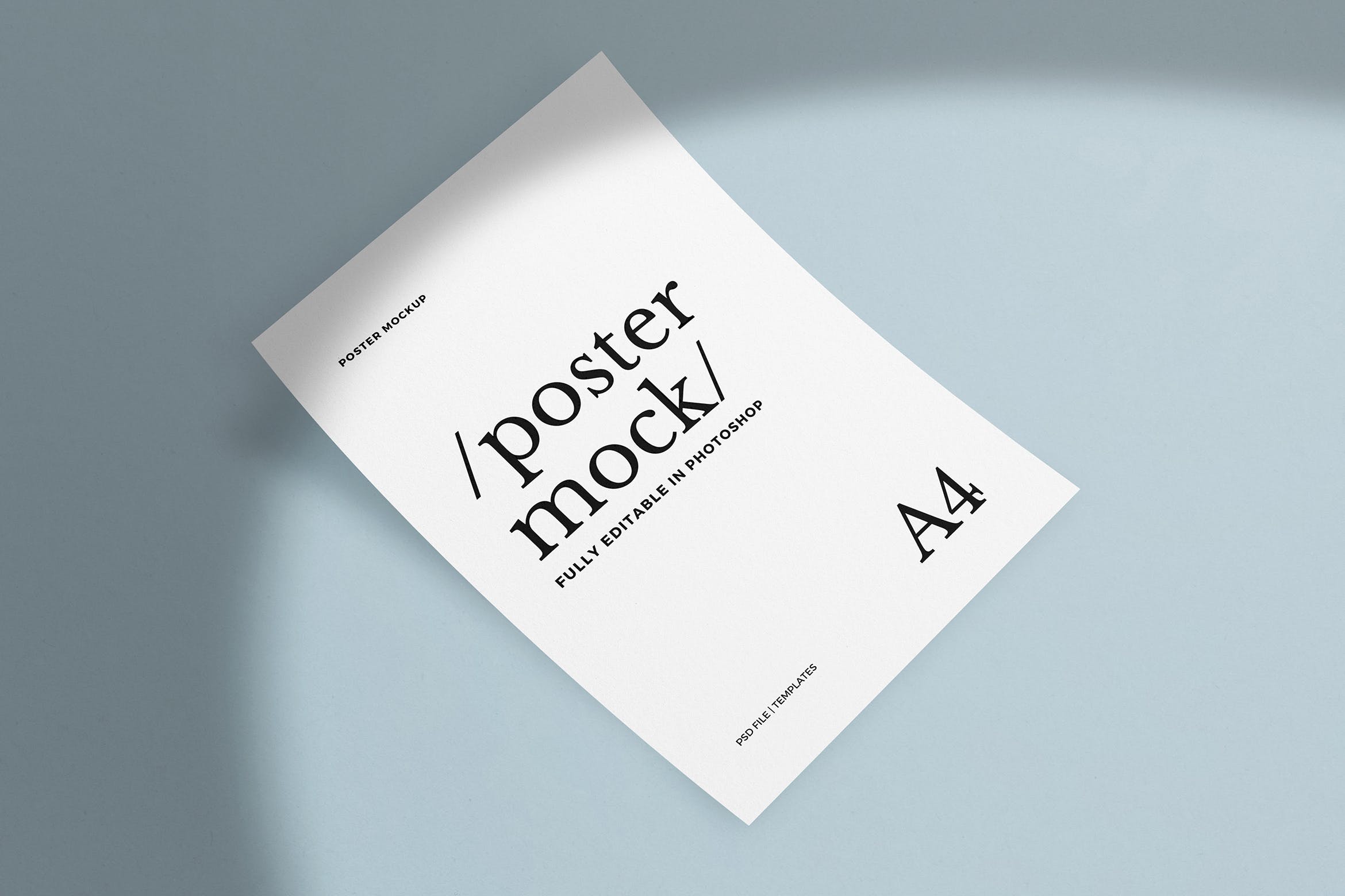 纸张宣传单海报展示样机模板v7 Poster Mockup