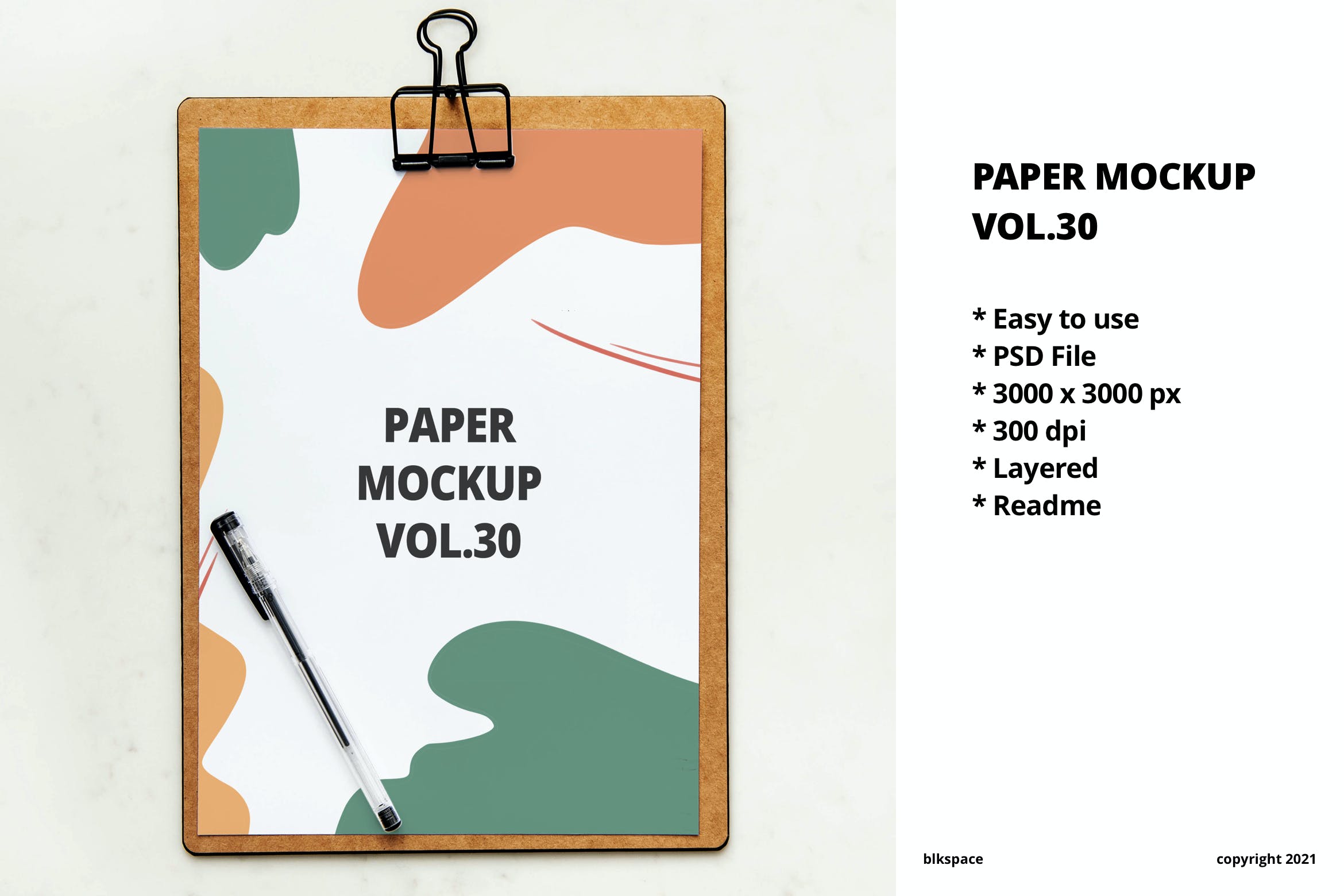 海报传单作品展示纸张样机模板v30 Paper Mockup Vol.30