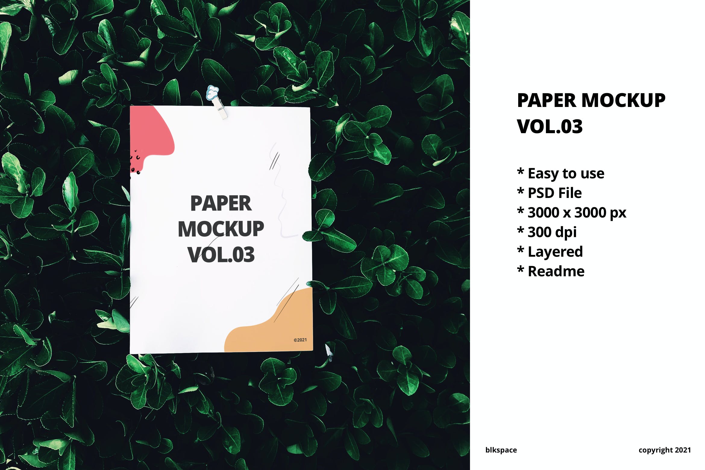 海报传单作品展示纸张样机模板v3 Paper Mockup Vol.03