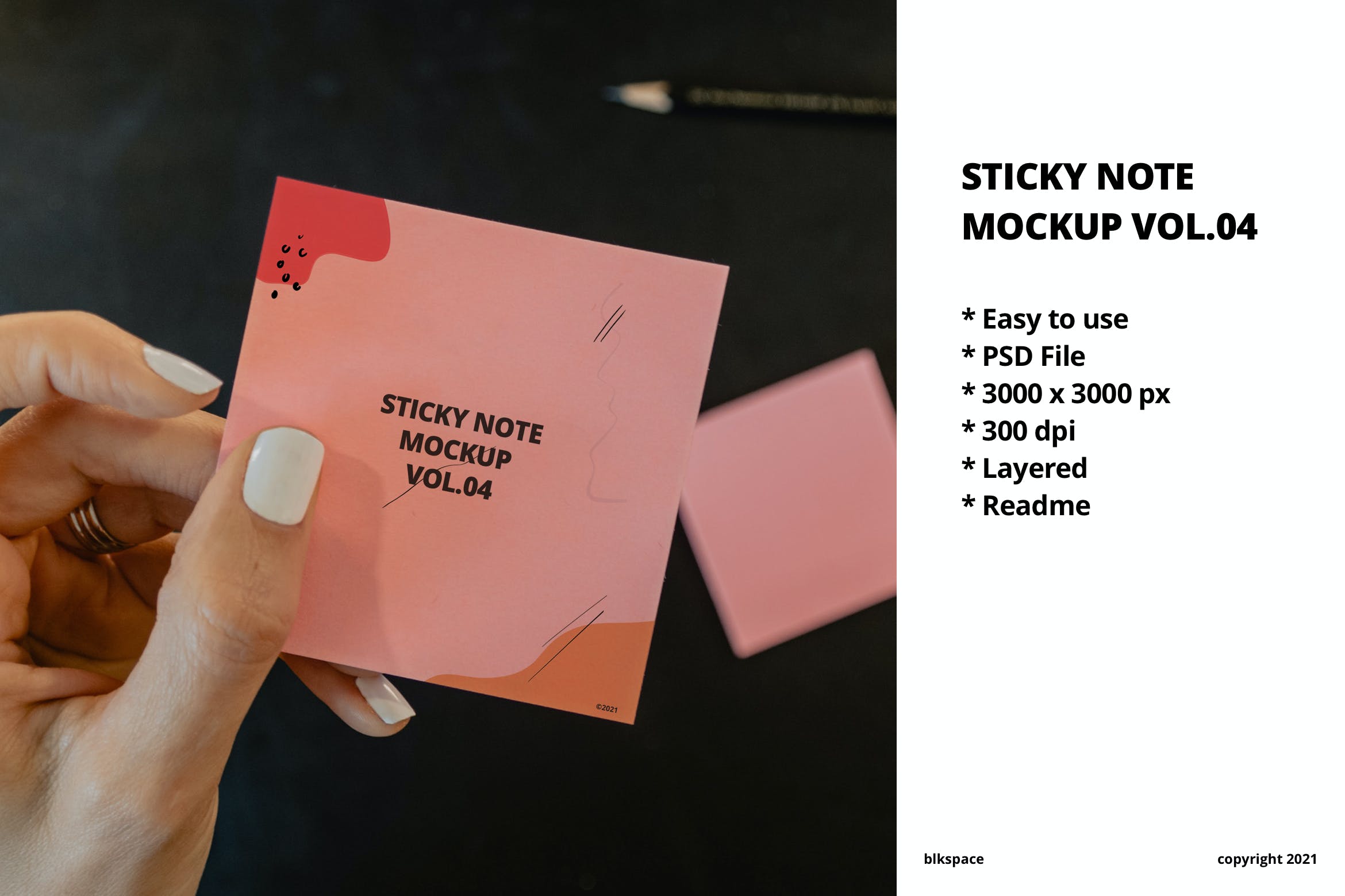 便签便利贴效果图样机v4 Sticky Note Mockup Vol.04