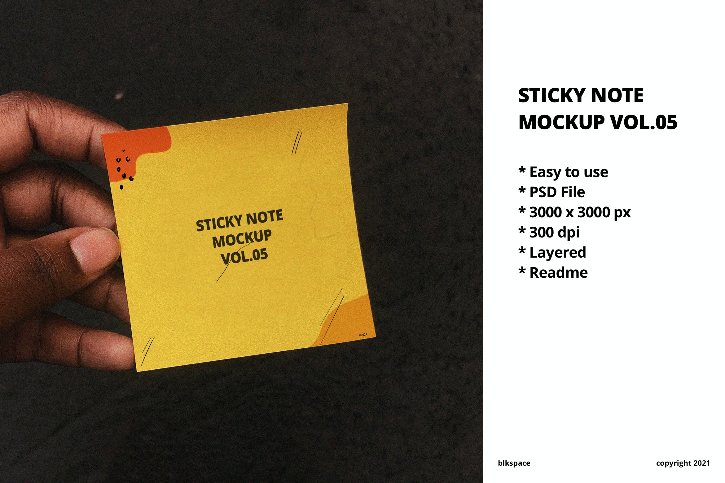 便签便利贴效果图样机v5 Sticky Note Mockup Vol.05