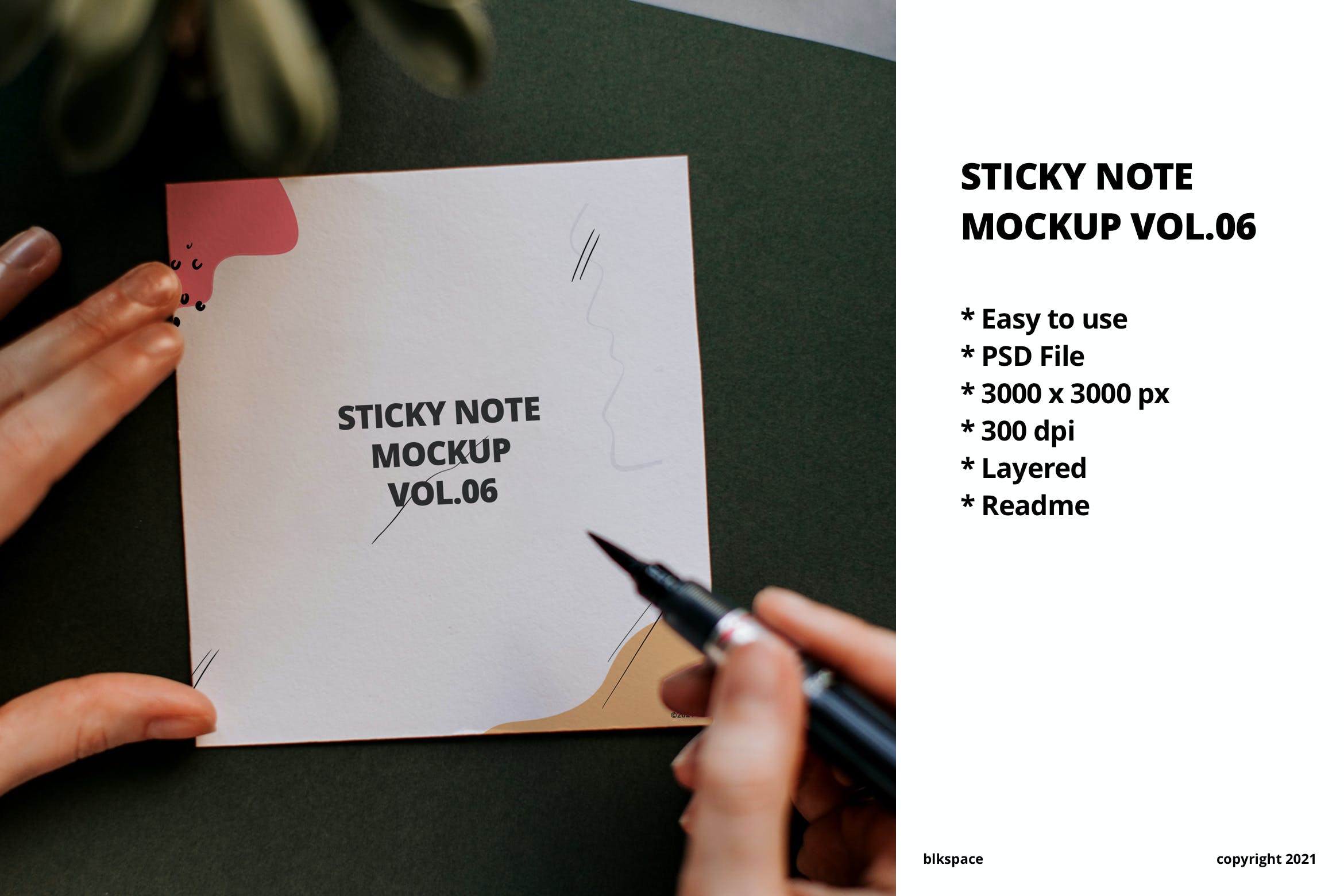 便签便利贴效果图样机v6 Sticky Note Mockup Vol.06