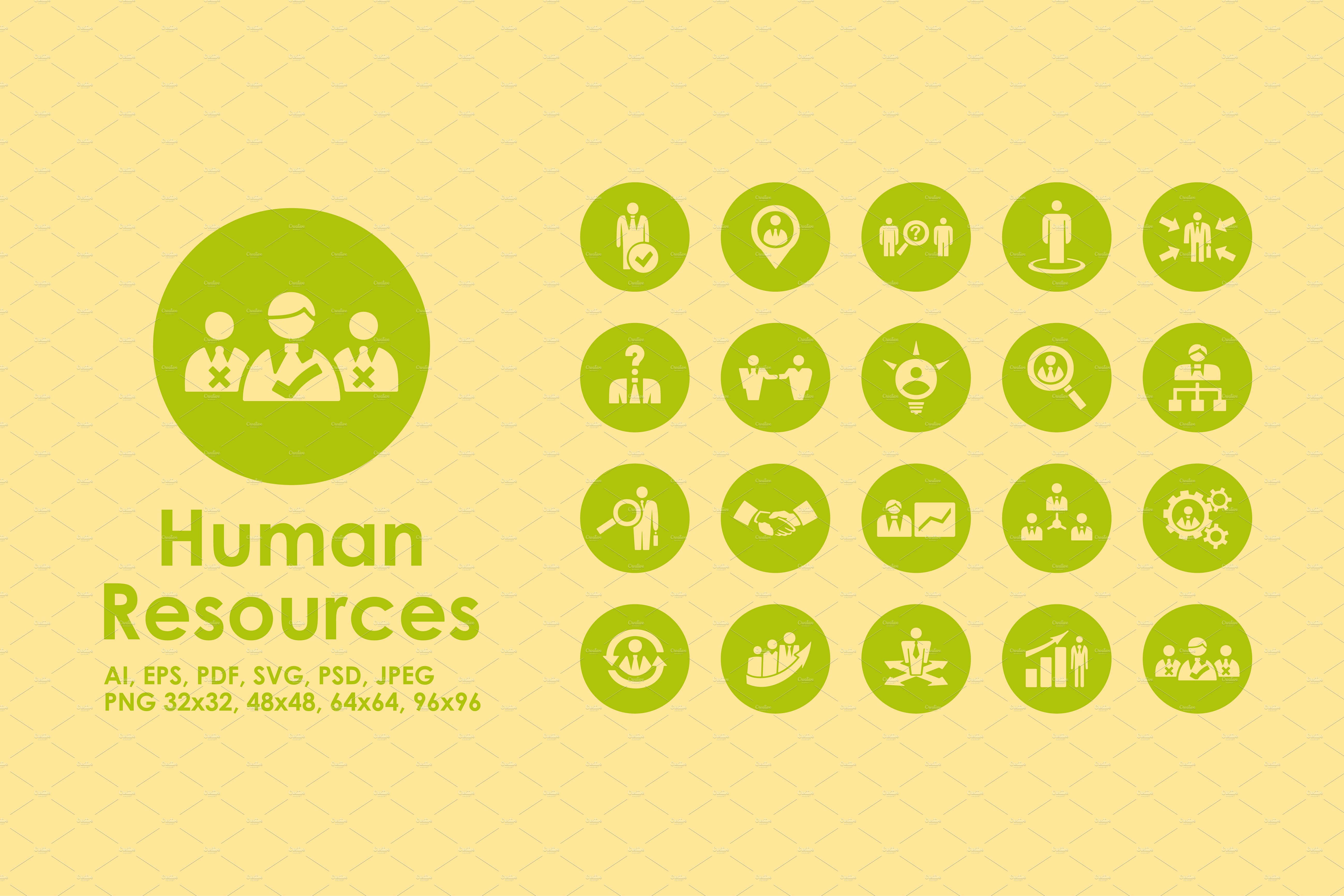 人力资源图标素材 Human Resources icons