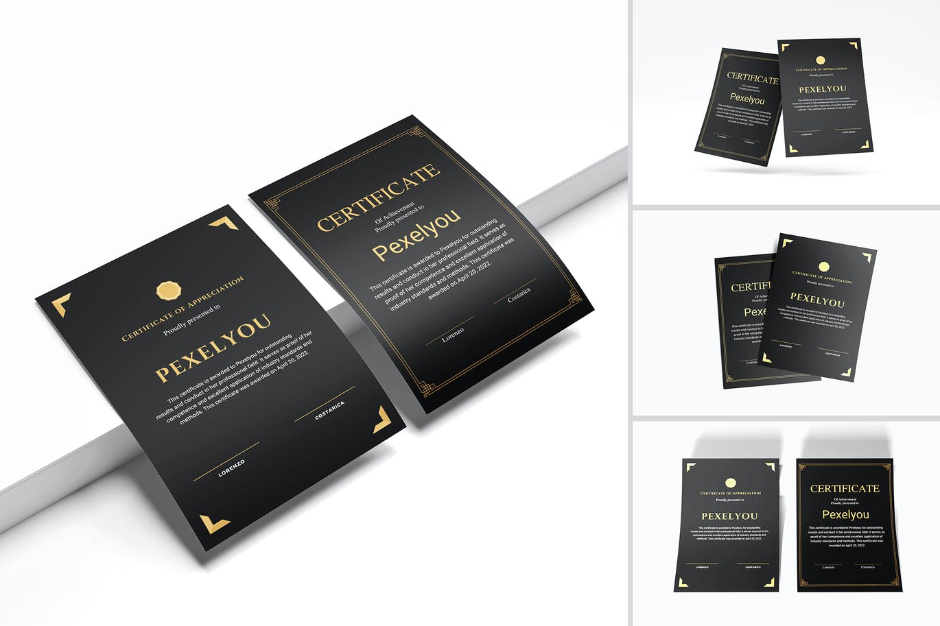 A4尺寸印刷传单海报样机 A4 Flayer mockup