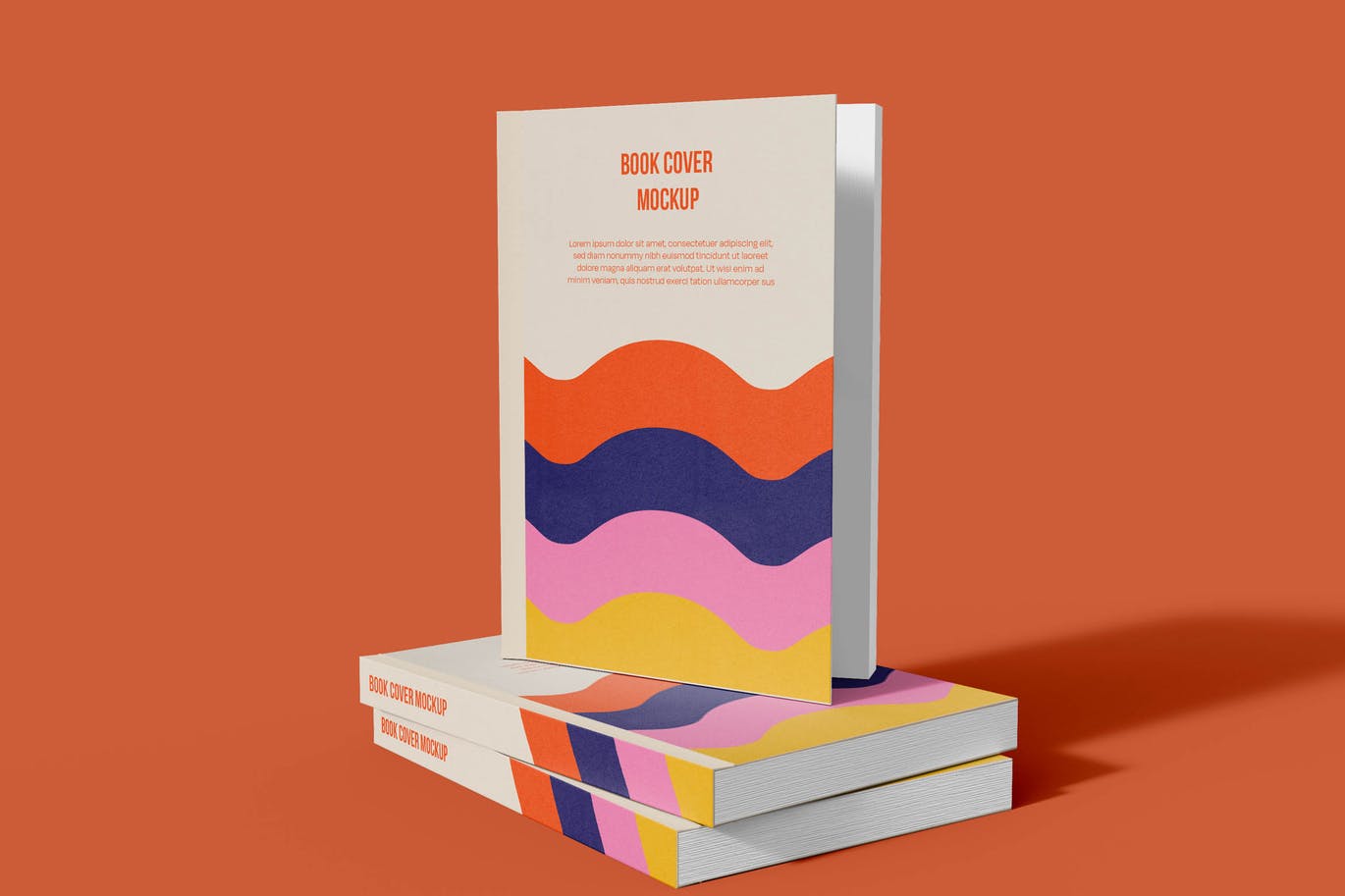 书籍封面设计效果图样机素材v5 Book Covers Mockup