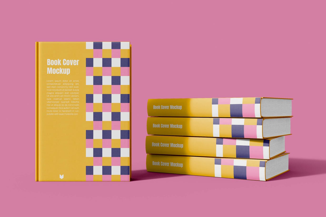 书籍封面设计效果图样机素材v4 Book Covers Mockup