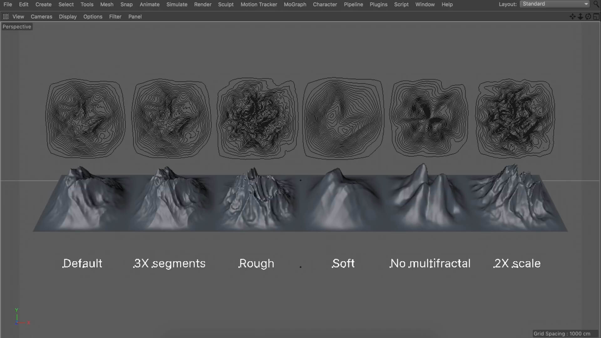 C4D 抽象样条动画教程