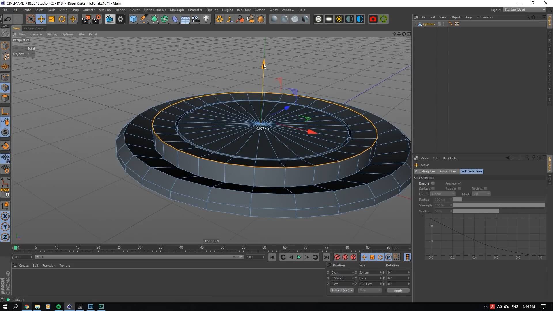 C4D 镭射耳机建模Octane渲染教程