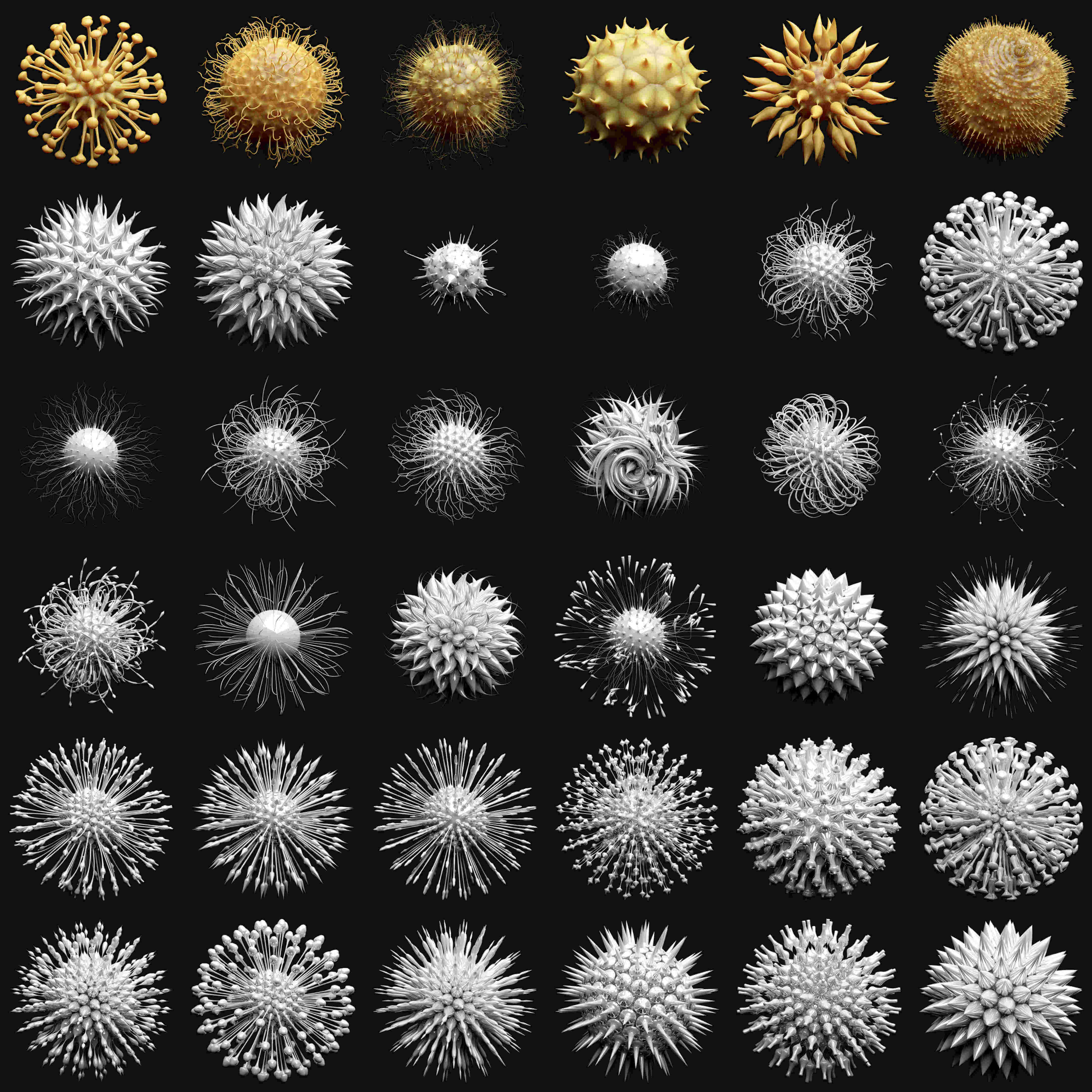 C4D 发散模型预设合集