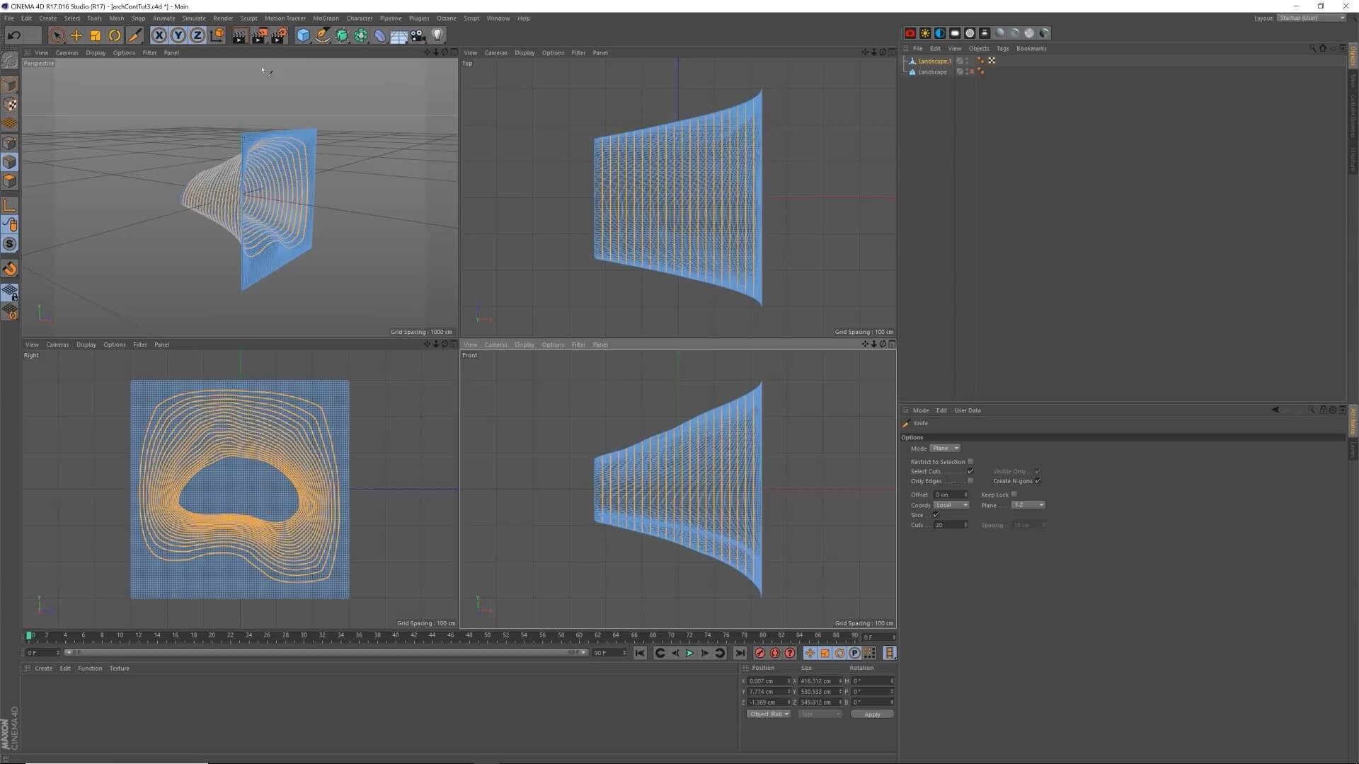 C4D 小建筑场景 Octane渲染 教程