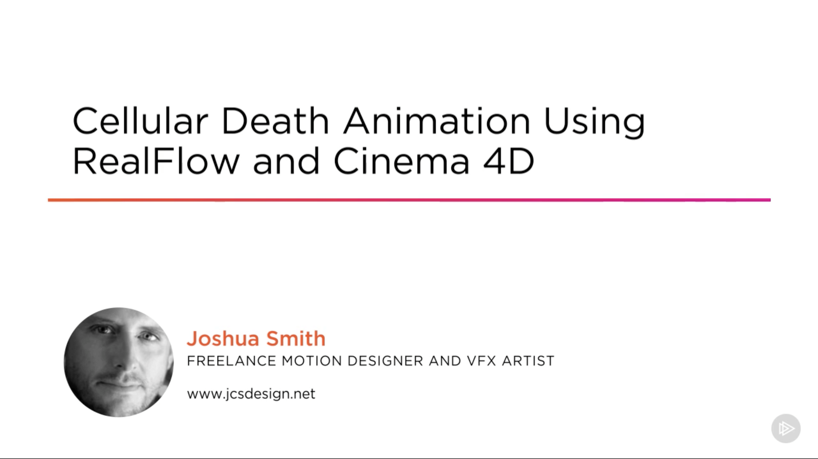 C4D RealFlow细胞死亡动画