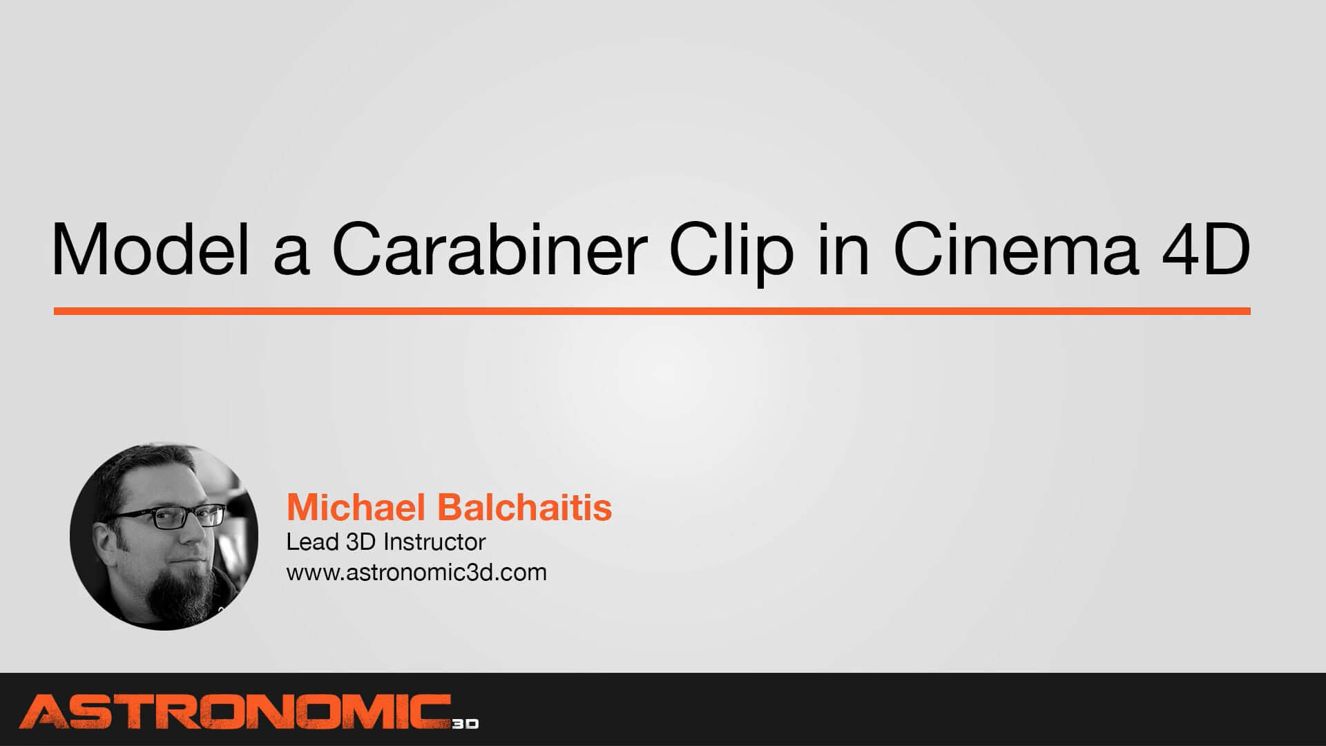 C4D 登山扣建模教程