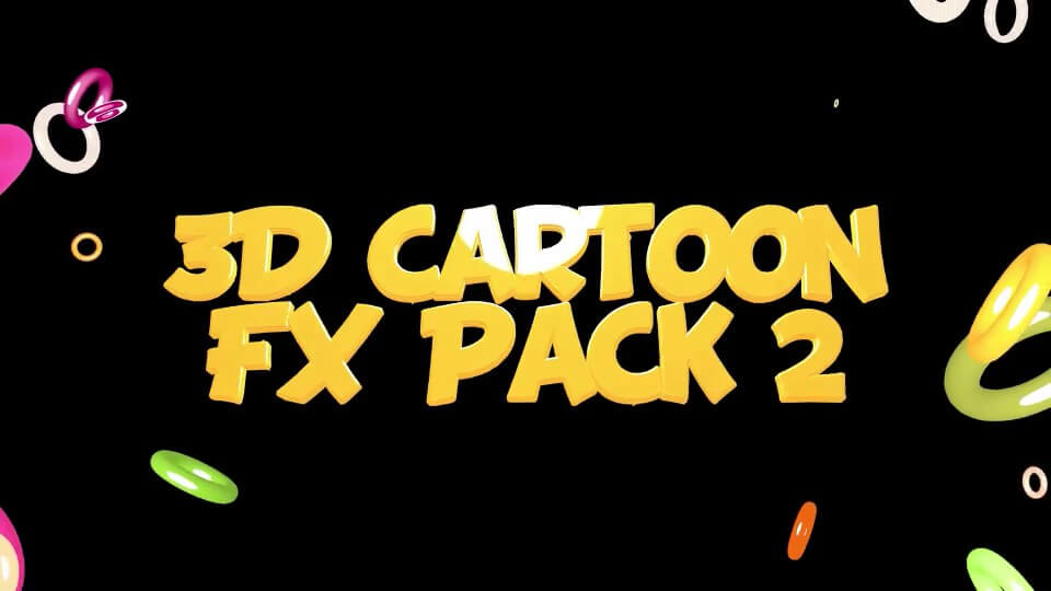 C4D 三维卡通MG动画元素 第二弹