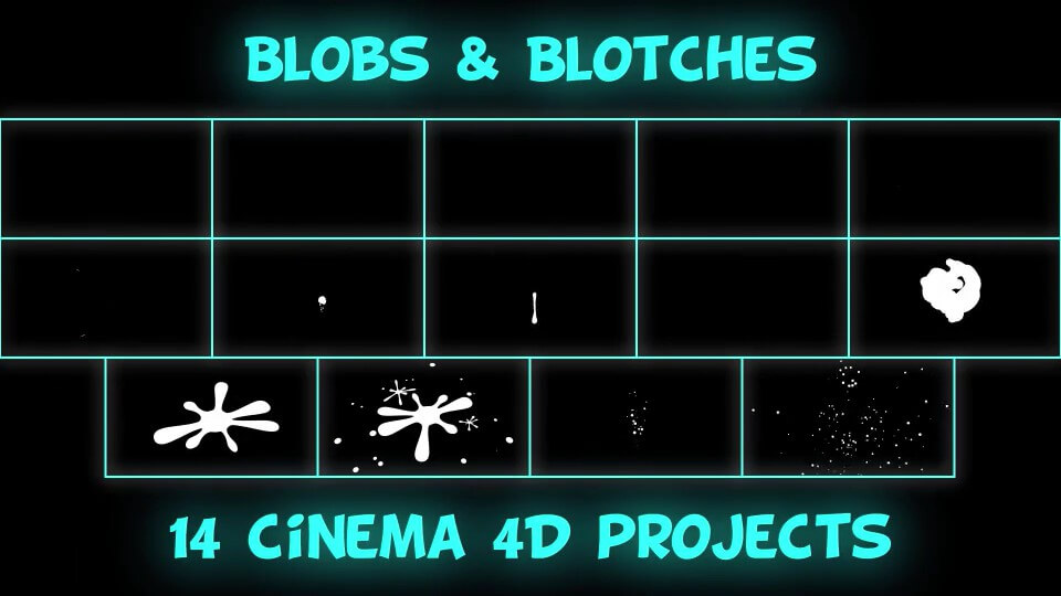 C4D 三维卡通MG动画元素 第一弹