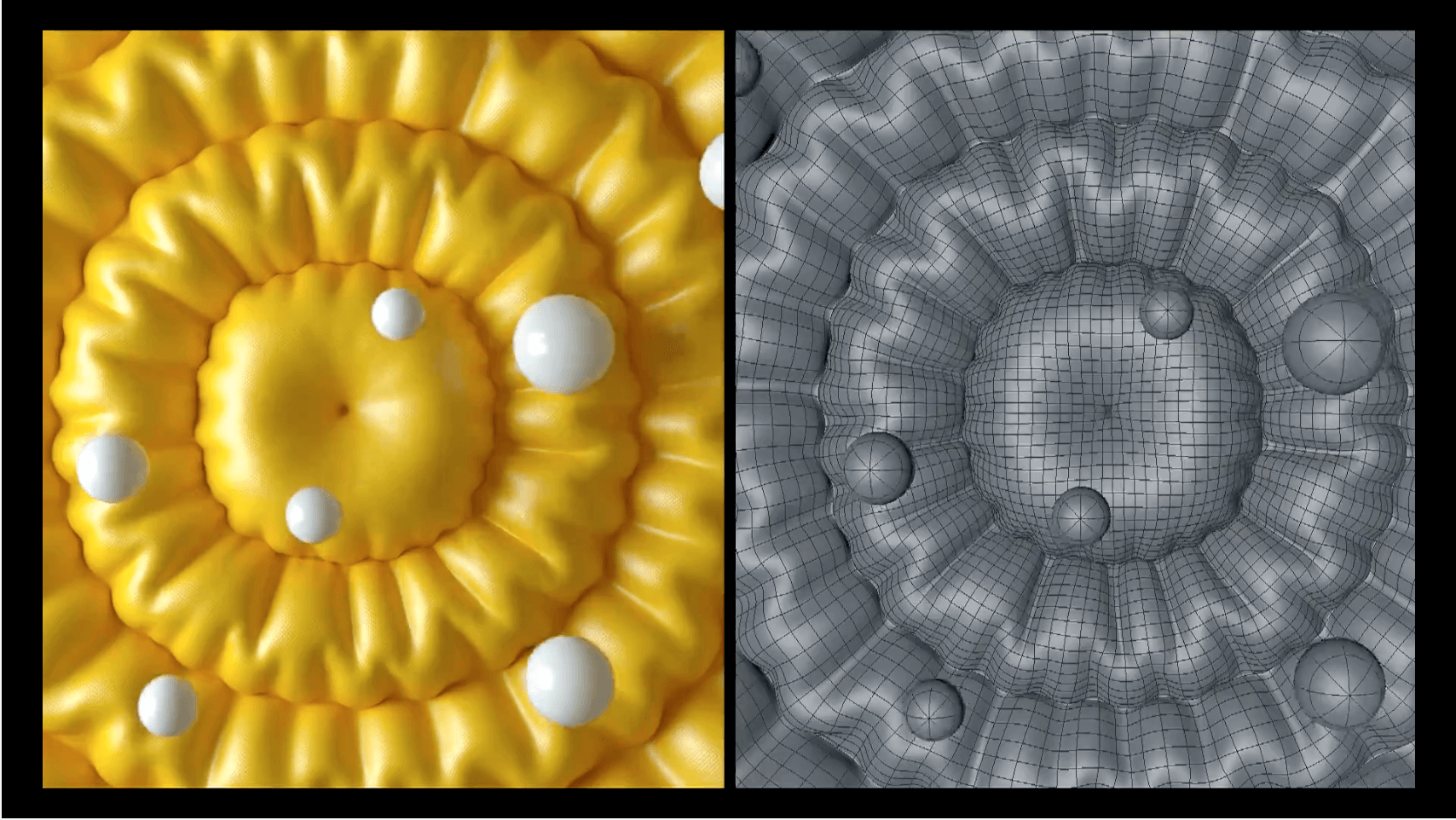 C4D Octane 织物弹性小球教程