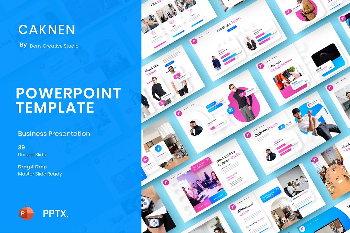 创意机构成员介绍ppt模板