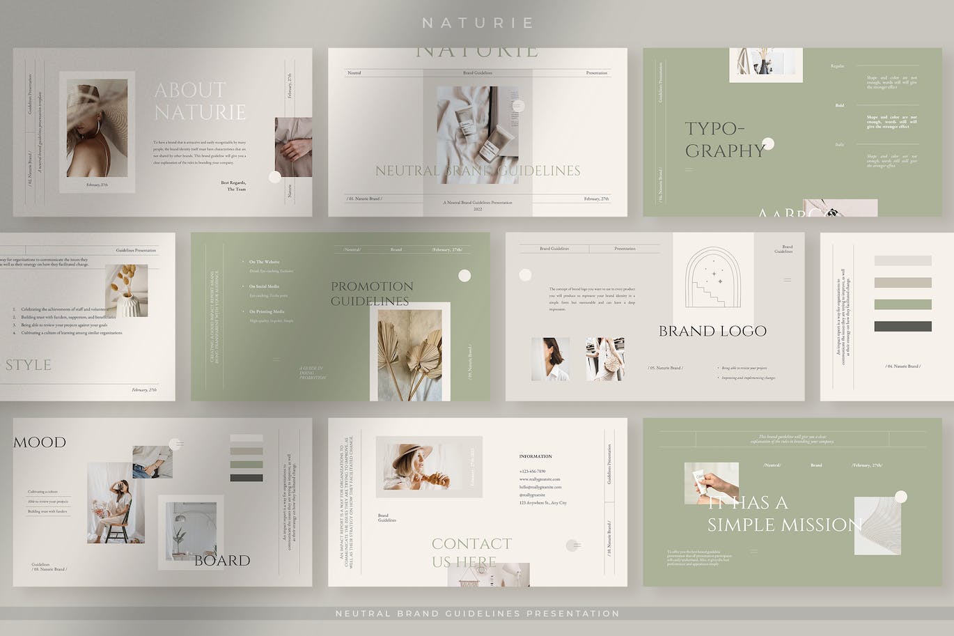 小清新图文排版创意设计PPT模板（pptx）