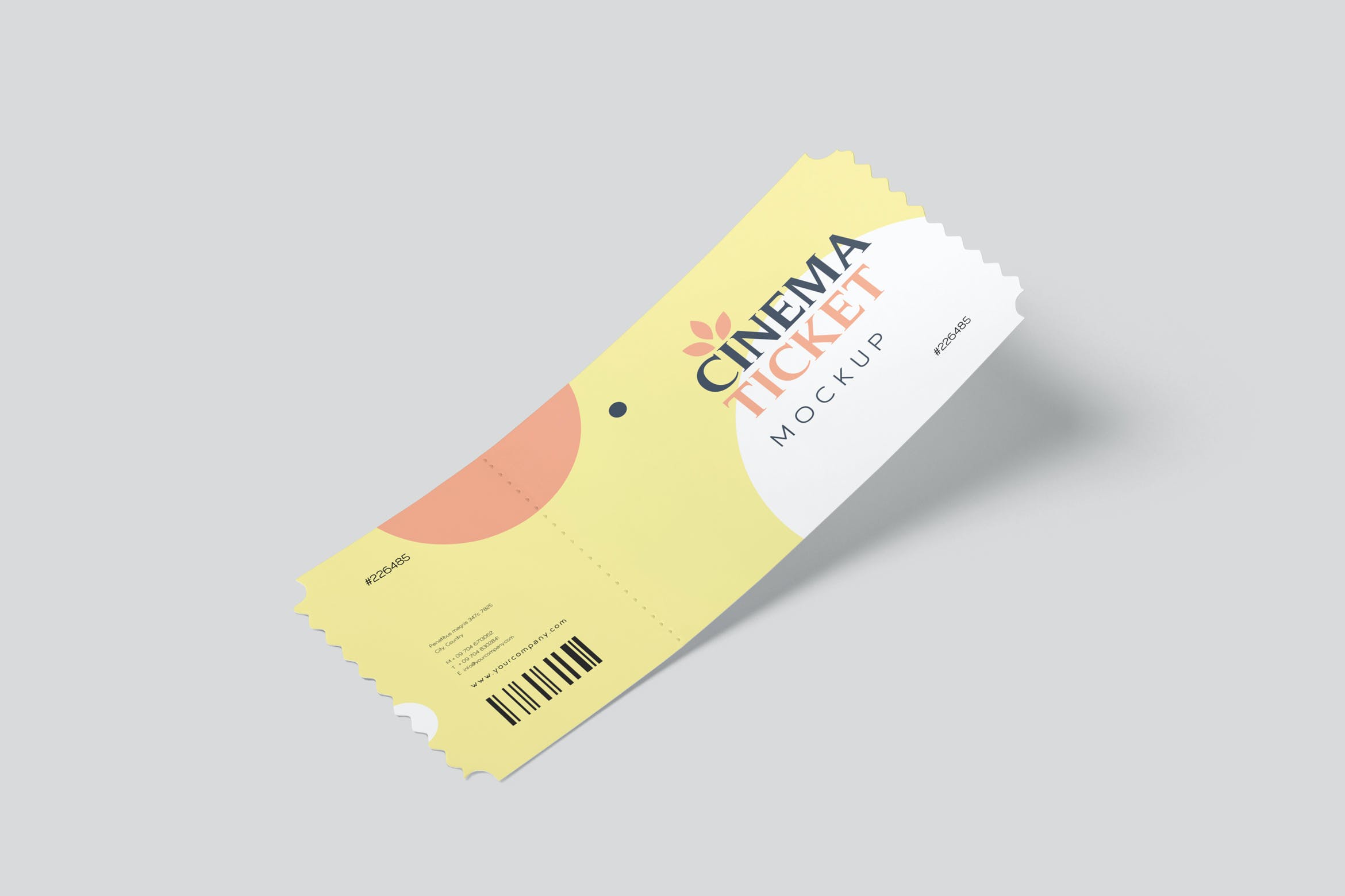 活动门票/票券设计样机素材 Event Ticket Mockups