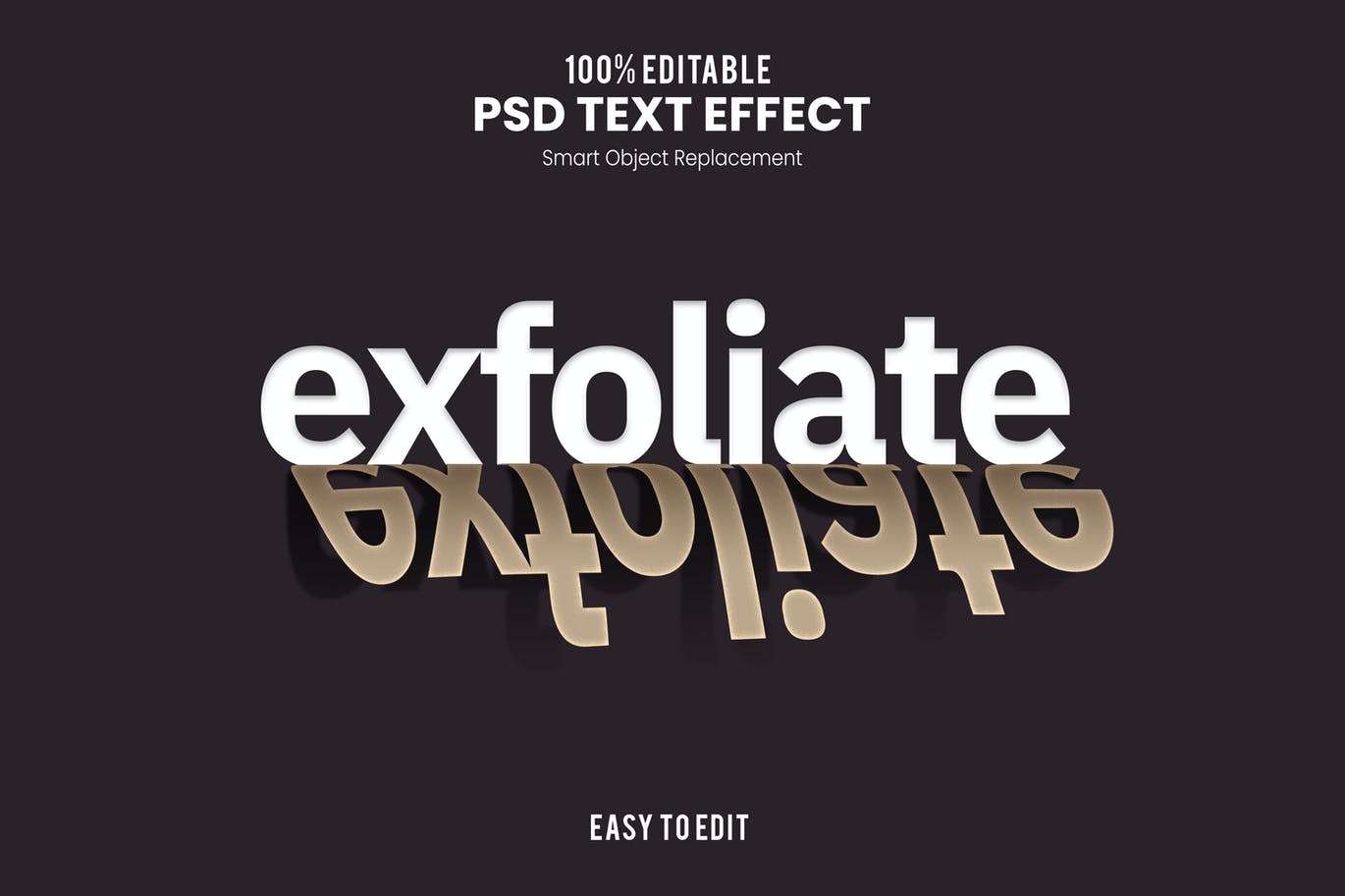 逼真质感的剥离纸张立体字文字效果图层样式