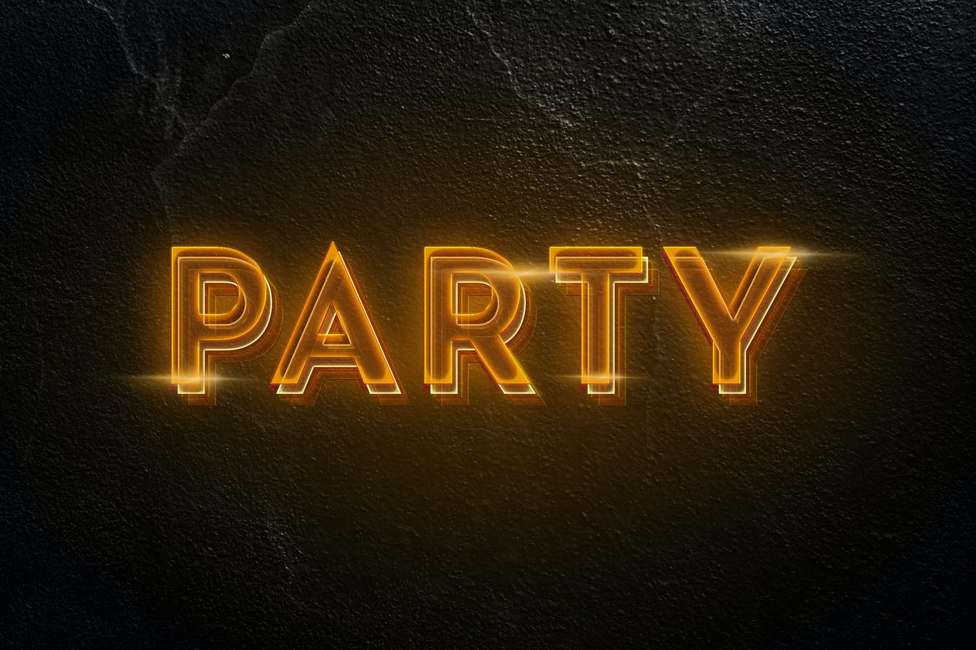 时尚高端逼真质感的霓虹等效果logo标志字体设计图层样式-psd