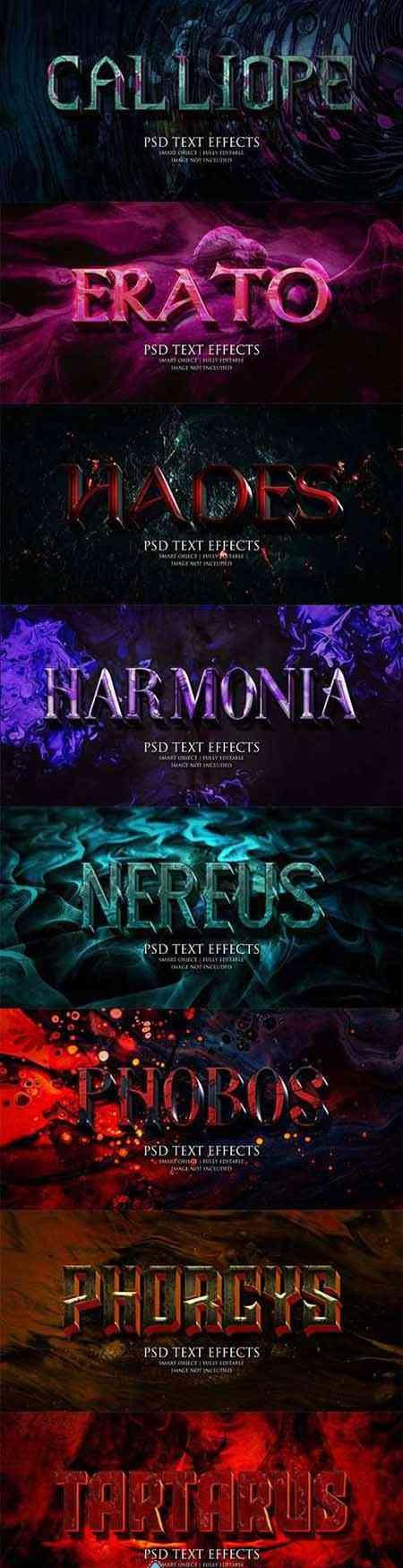 电影游戏风格酷炫的PS字体样式下载